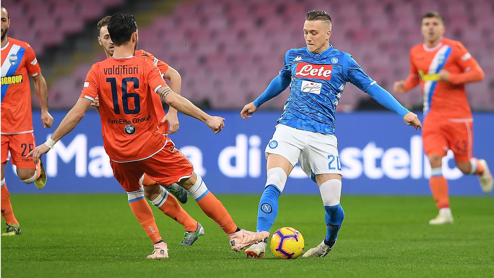 Zielinski Napoli Spal Serie A