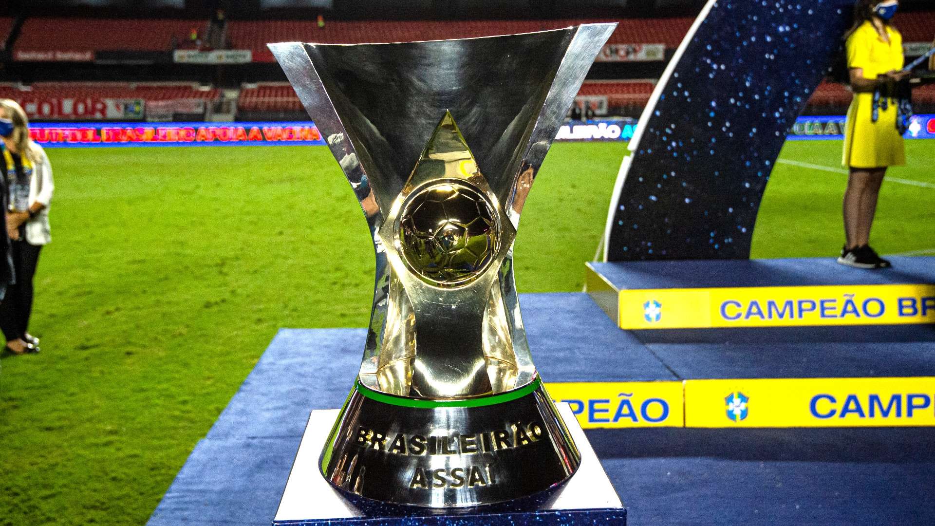 O troféu do Brasileirão Série A 2020