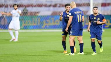 نور الدين أمرابط - يحيى الشهري - مباراة النصر و الفيصلي