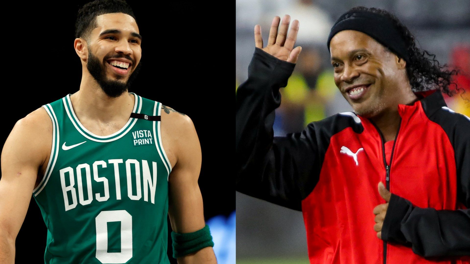 Jayson Tatum x Ronaldinho split