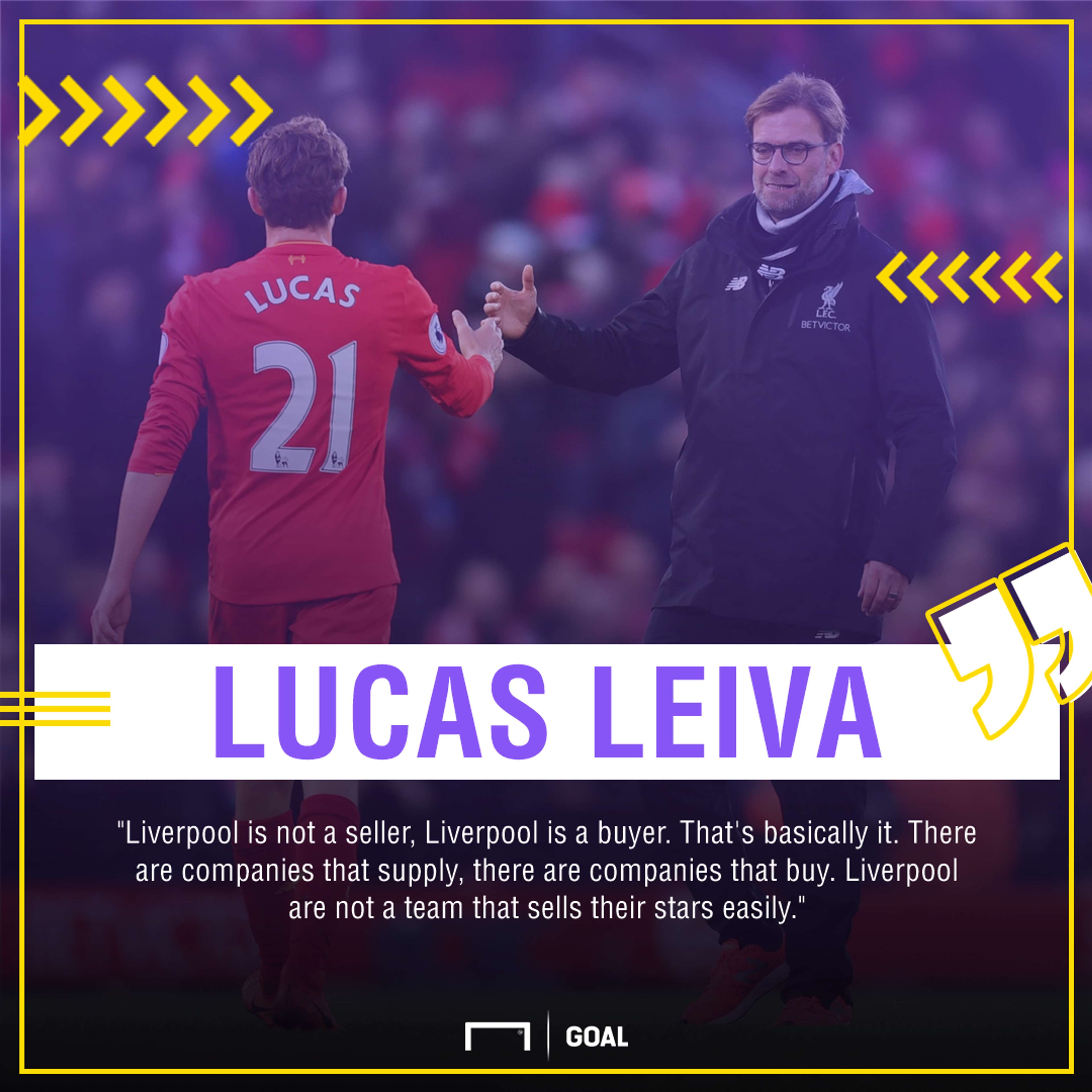 Lucas Leiva Liverpool buyer not seller
