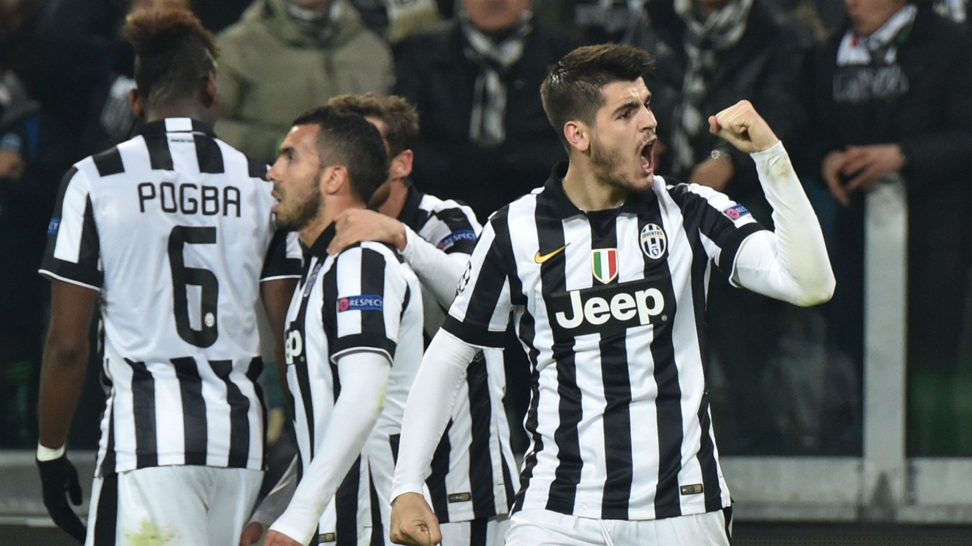 Alvaro Morata Juventus Borussia Dortmund Champions League 24022015
