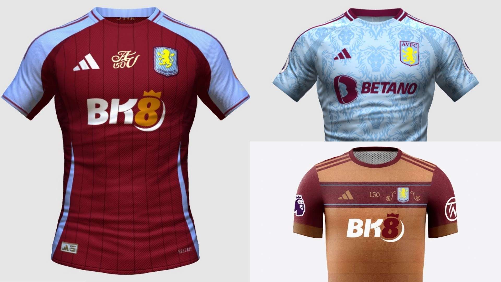 Possible Aston Villa 2024-25 kits