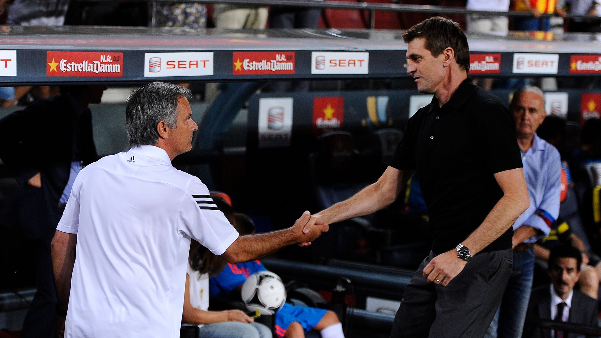 Jose Mourinho Tito Vilanova Real Madrid Barcelona 2012