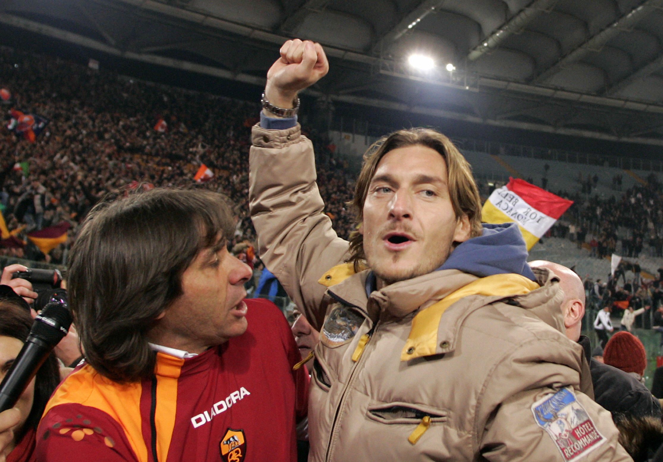 bruno conti as roma francesco totti