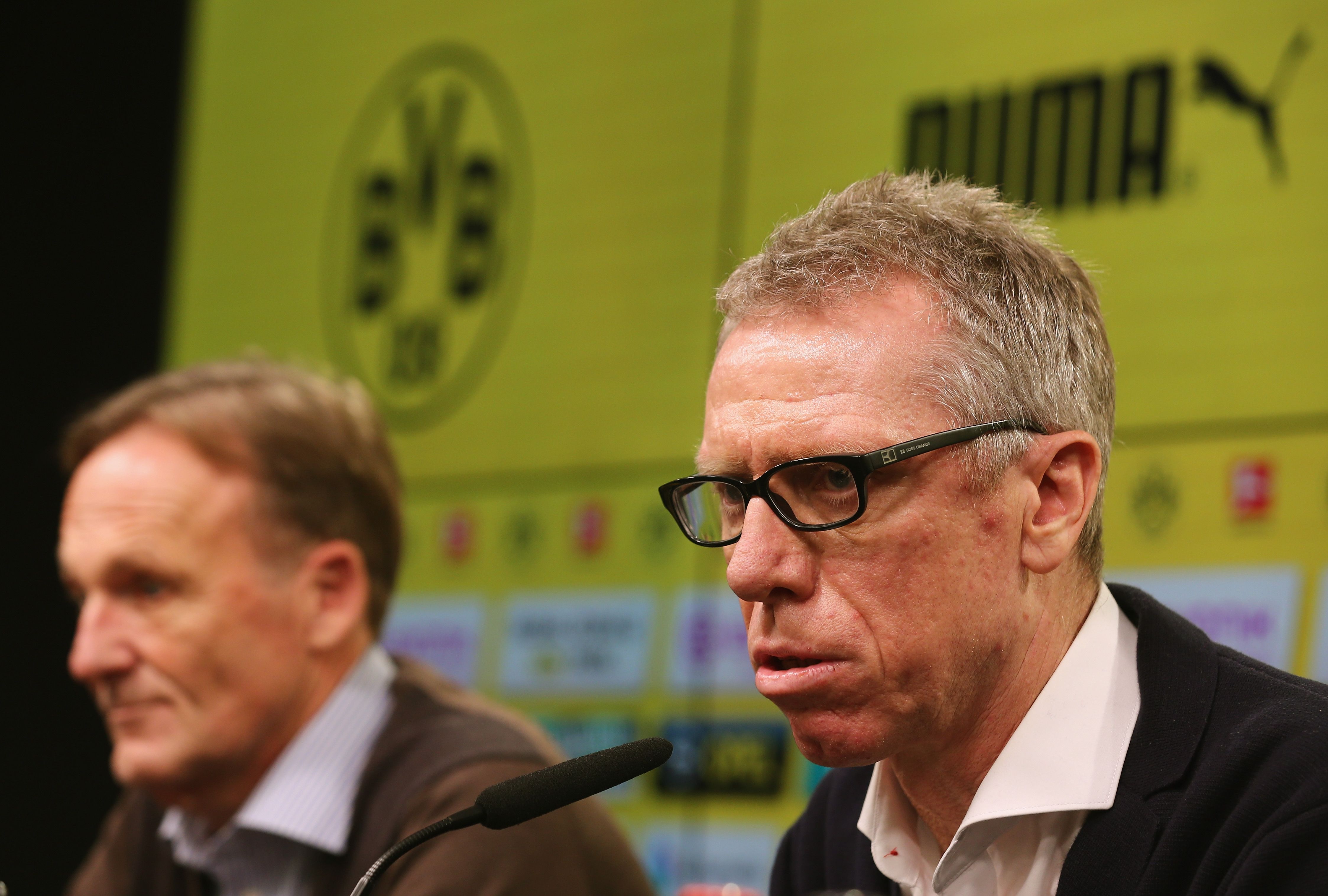 Hans Joachim-Watzke Peter Stöger Borussia Dortmund 12/10/17