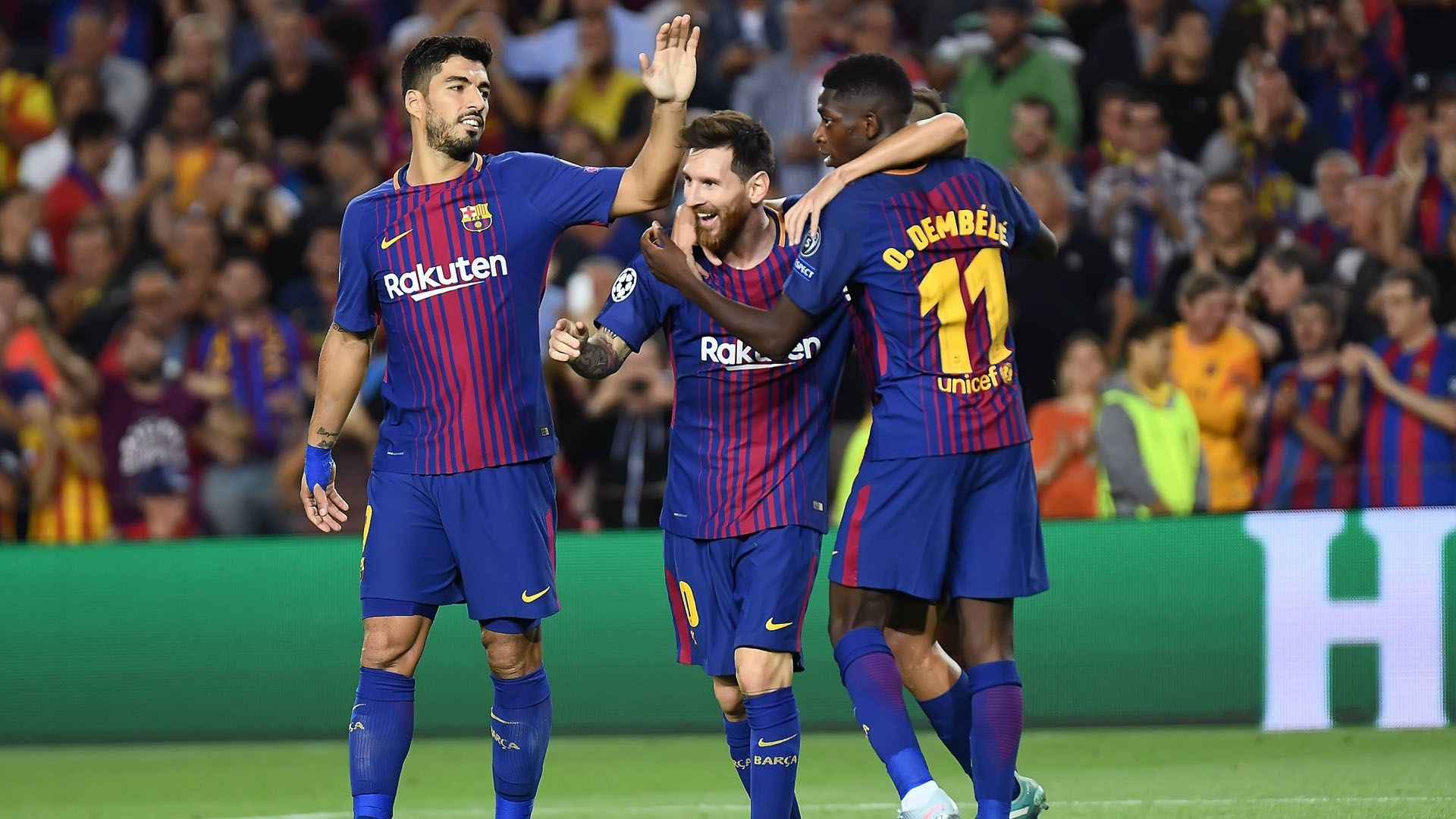 messi suarez dembele