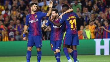 messi suarez dembele