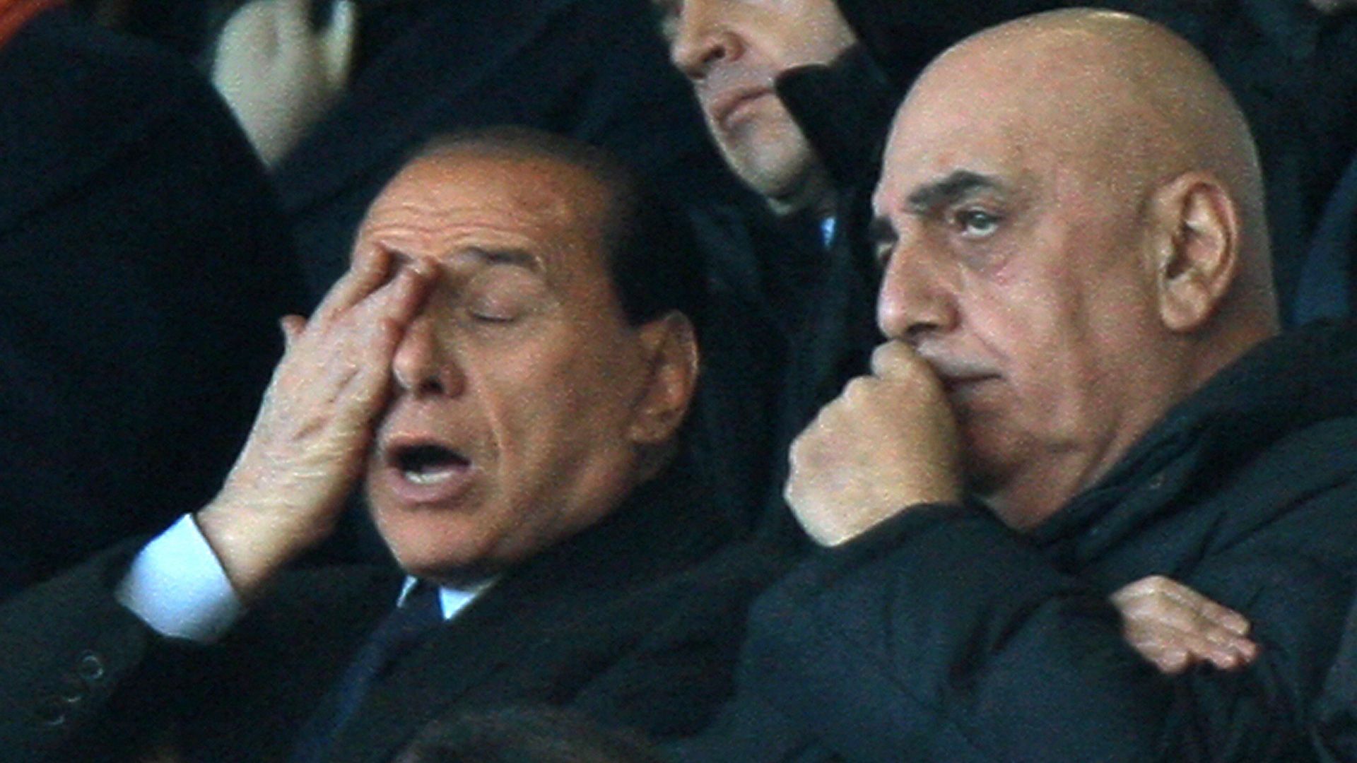 Silvio Berlusconi Adriano Galliani AC Milan Seria A TIM 01162016