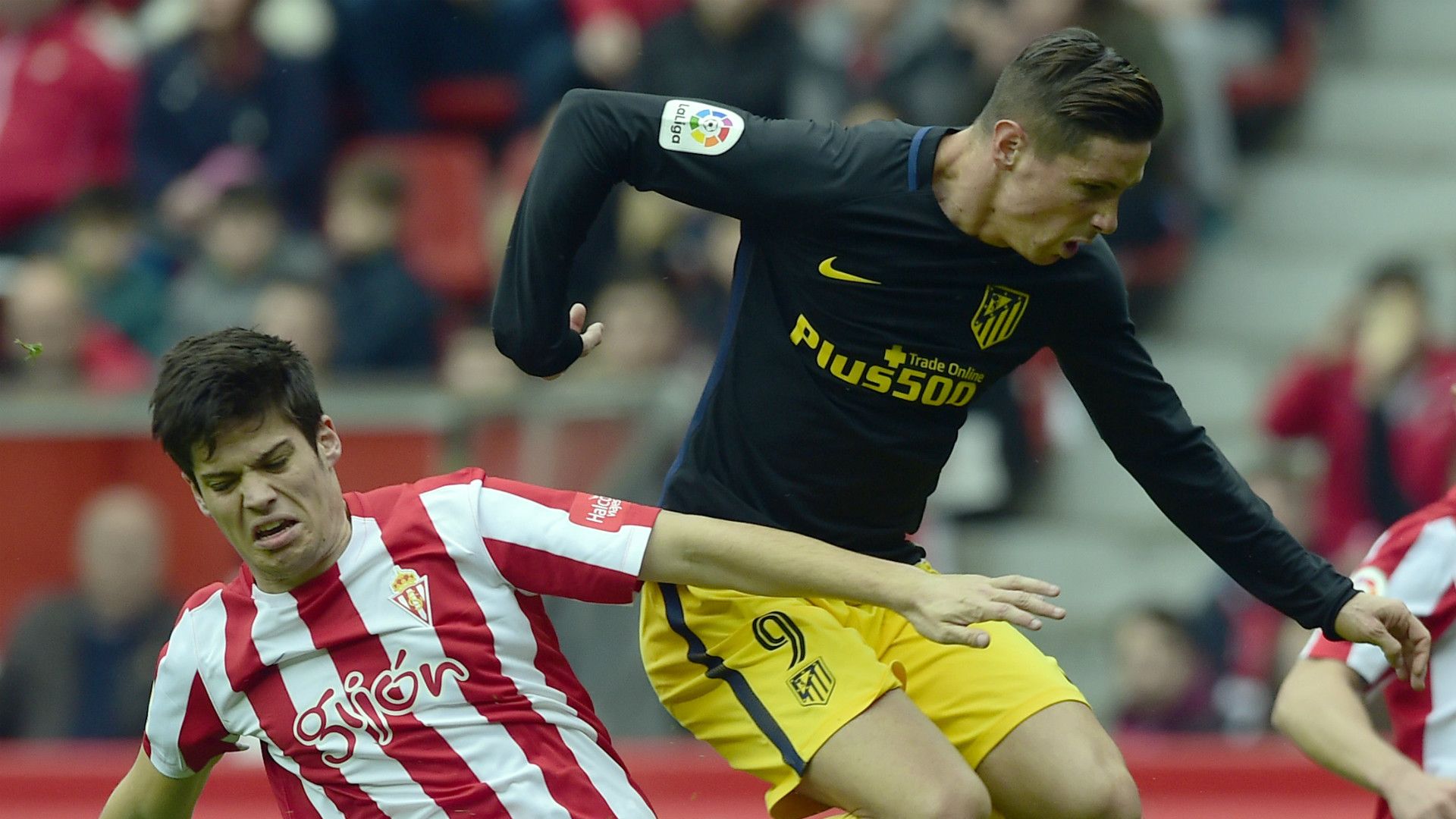 JORGE MERE FERNANDO TORRES SPORTING GIJON ATLETICO MADRID LALIGA 02182017