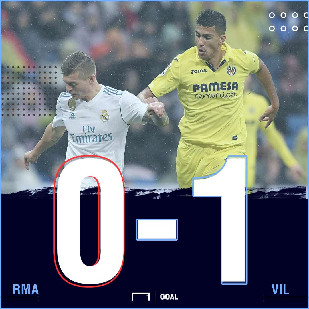 Real Madrid Villarreal score