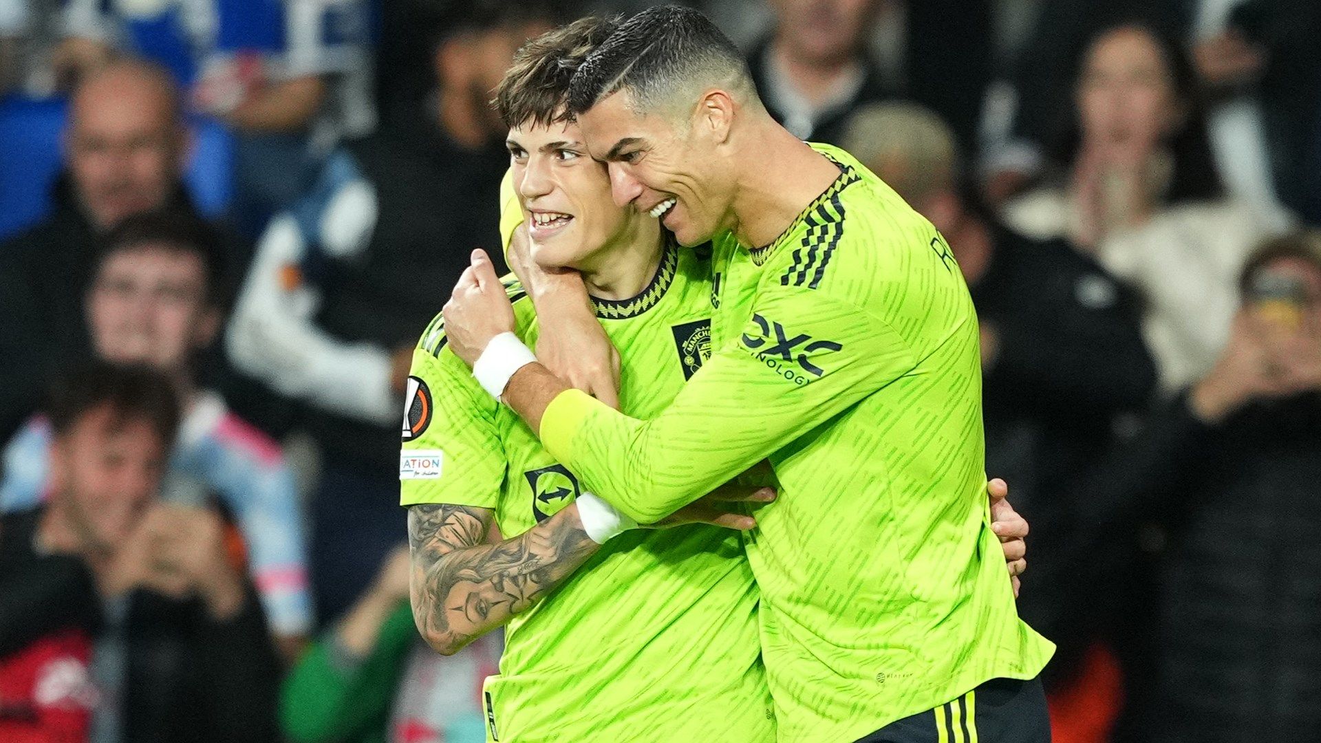 Alejandro Garnacho Cristiano Ronaldo Man Utd