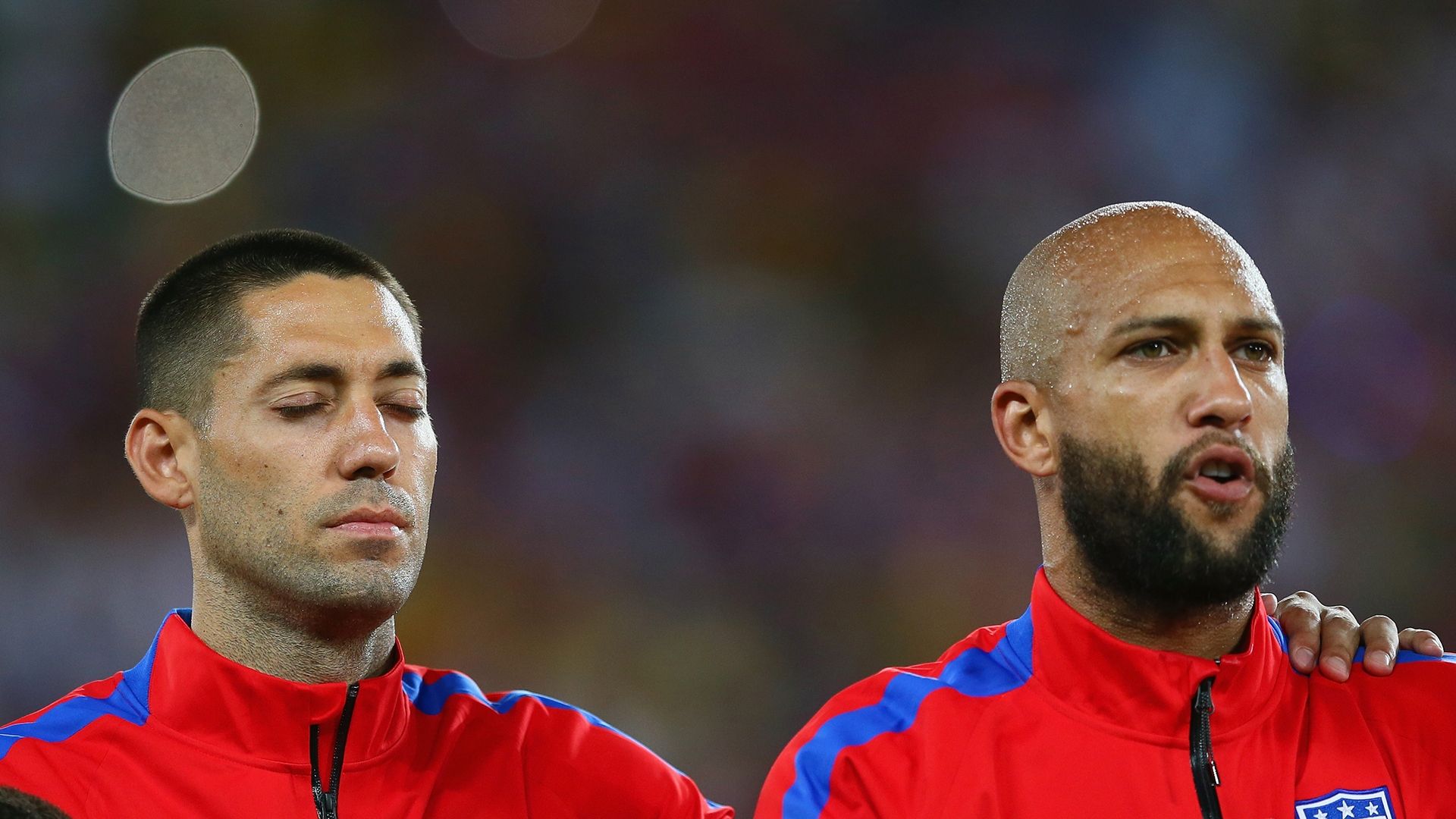Clint Dempsey Tim Howard USA