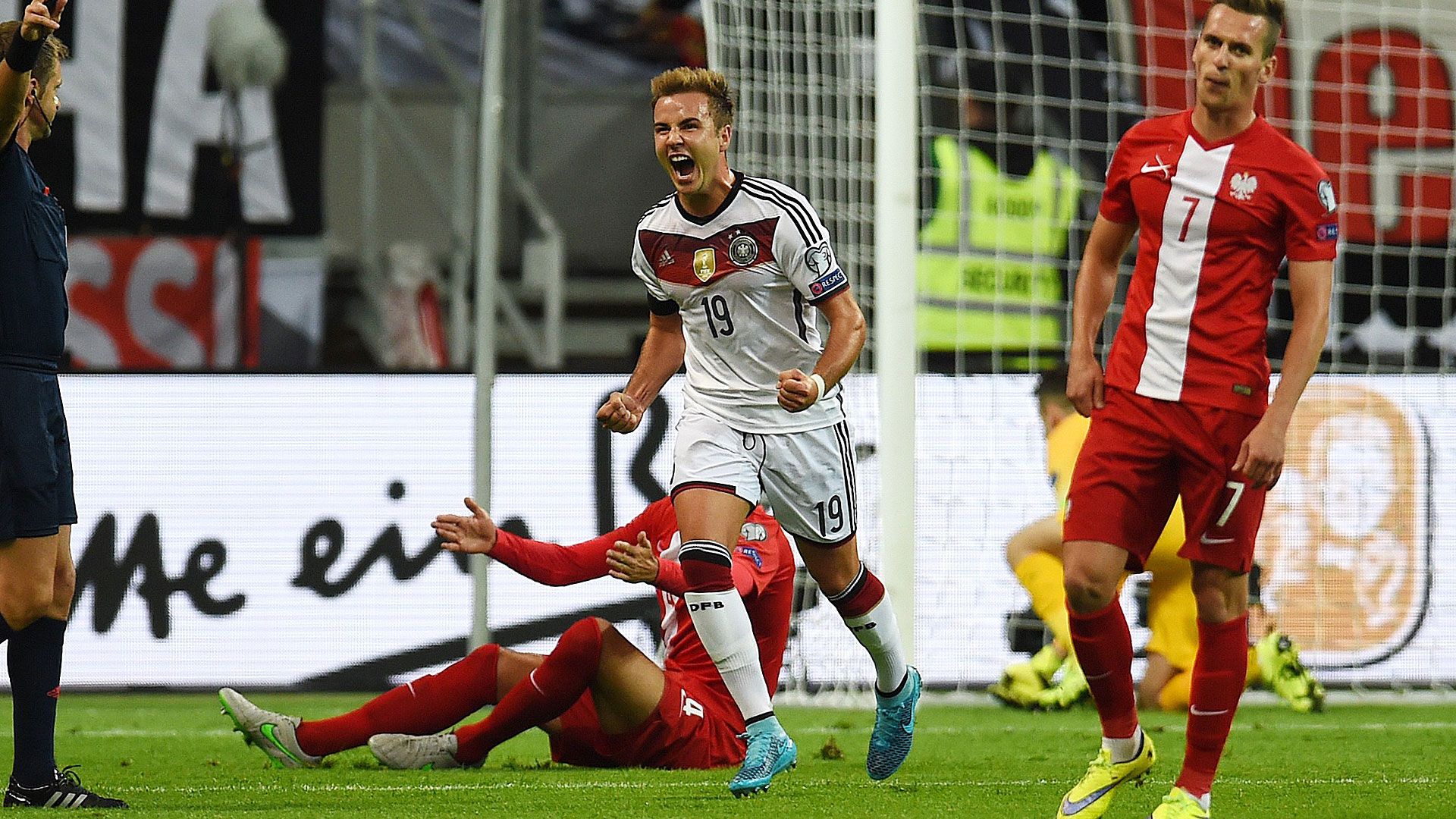 Deutschland Polen Mario Götze 04092015