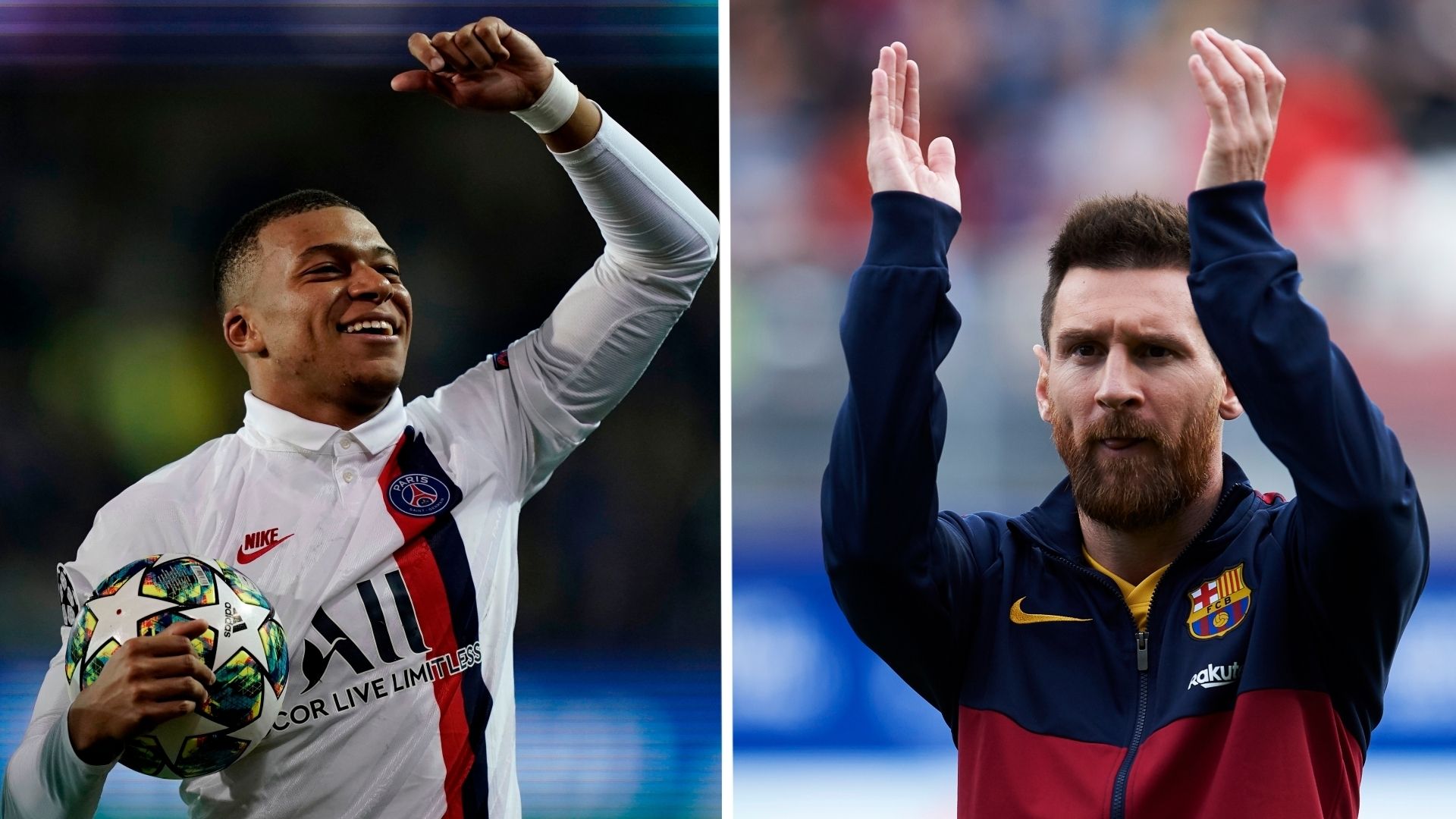 Mbappe Messi 2019