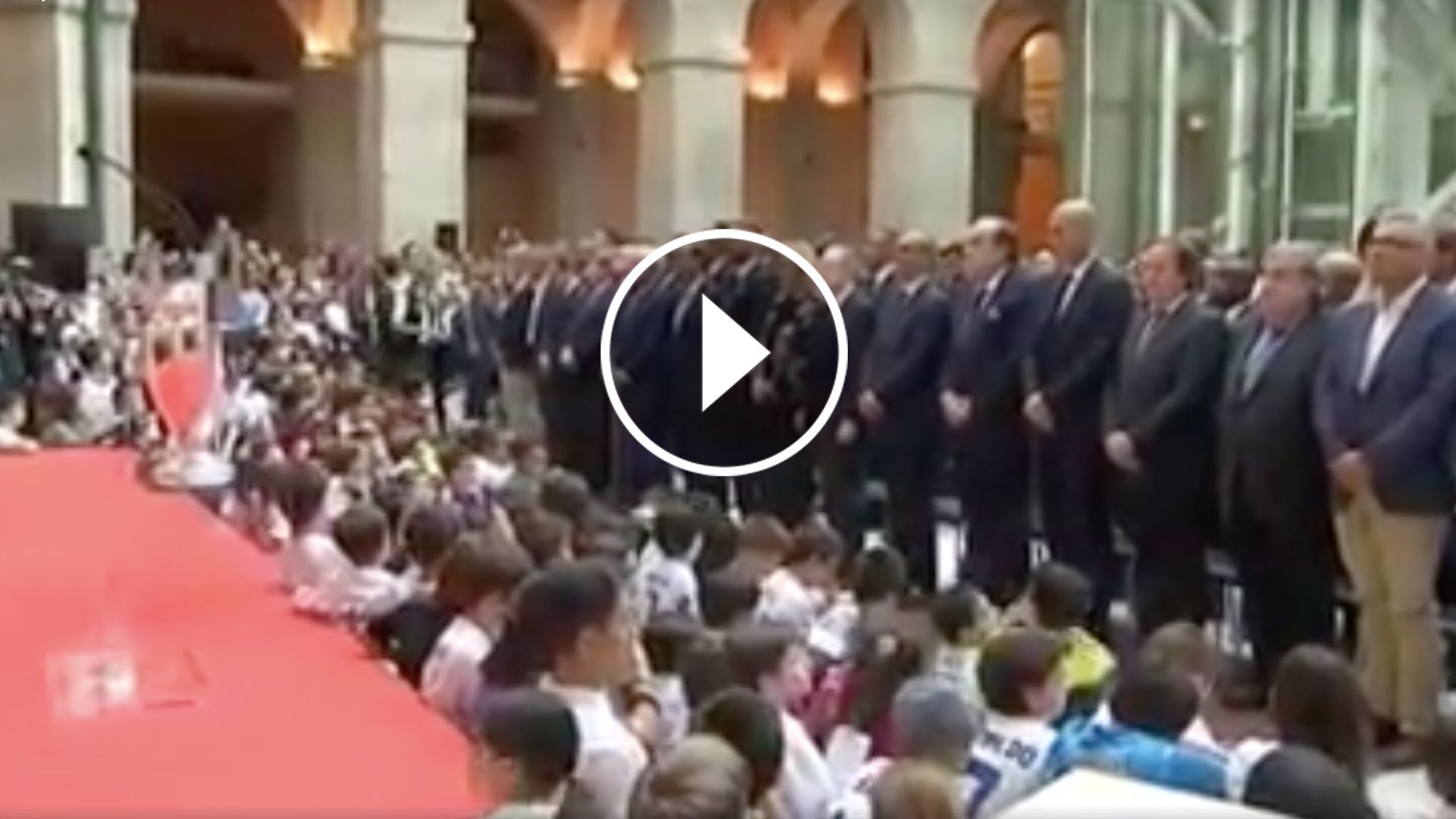 GFX Video Real Madrid minuto silencio