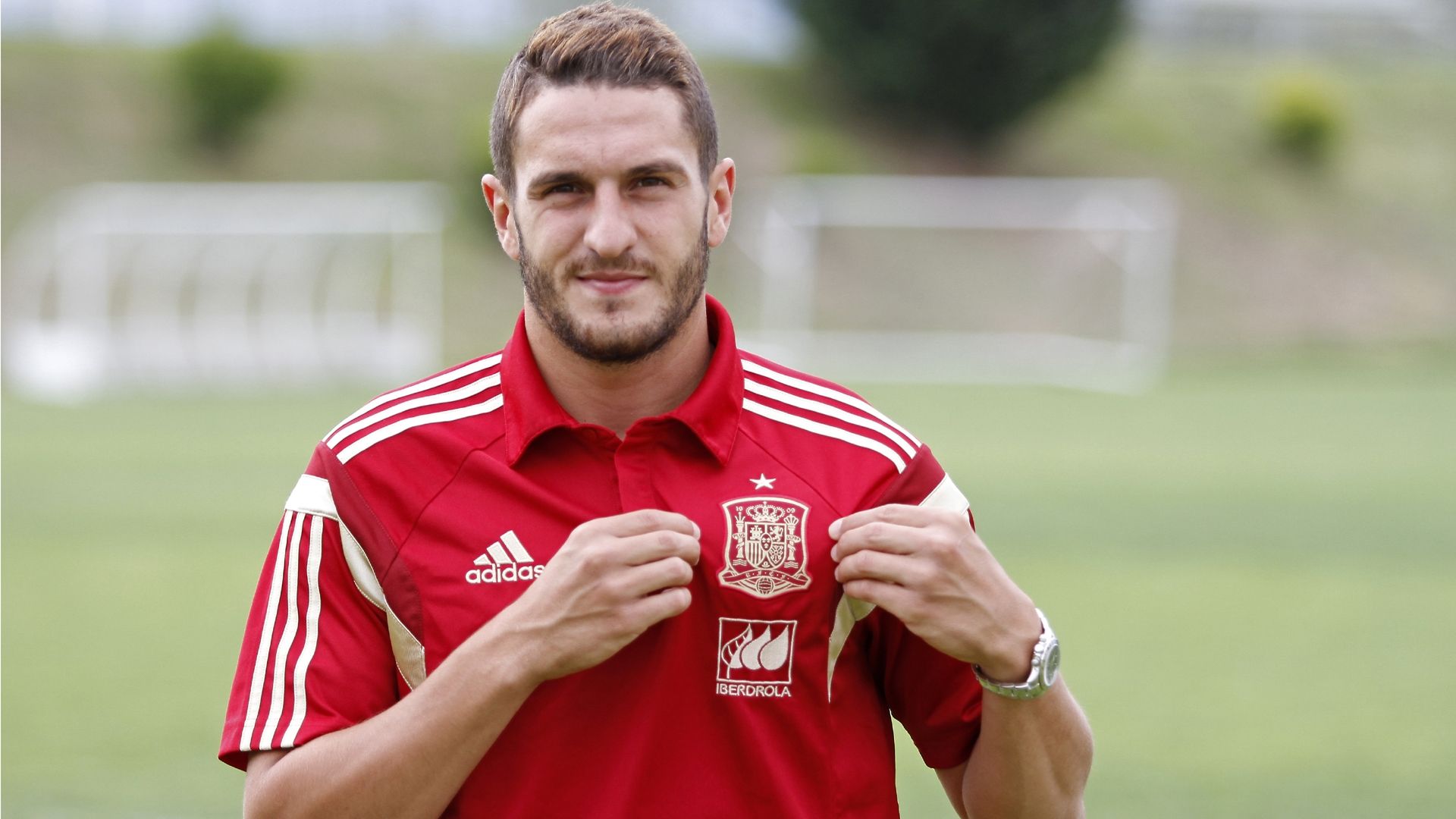 Koke Resurrección, Atletico and Spain NT, during the interview with Goal