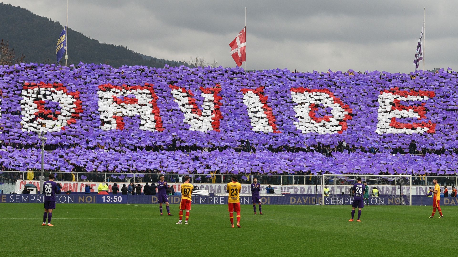 Stadio Artemio Franchi says to Davide Astori 11032018
