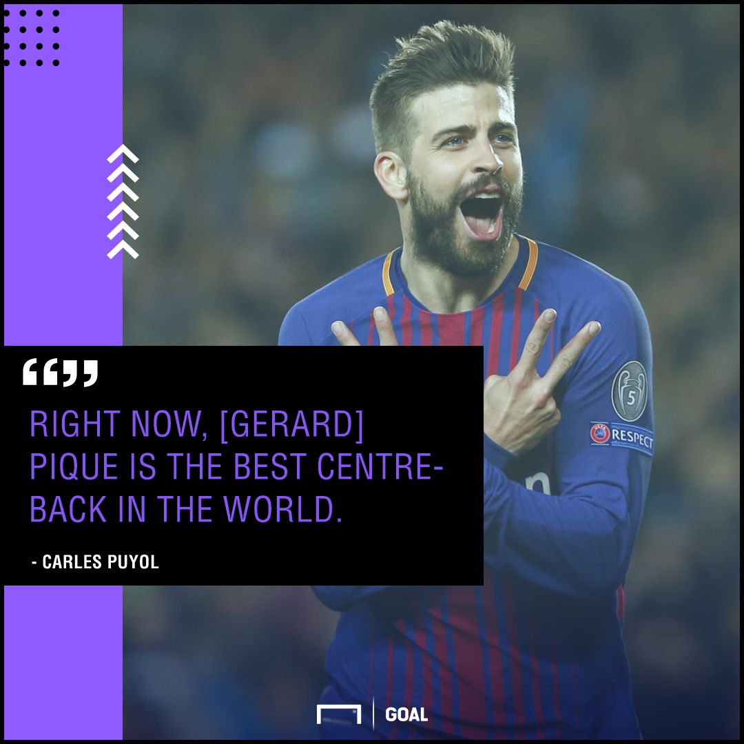 Gerard Pique world's best Carles Puyol