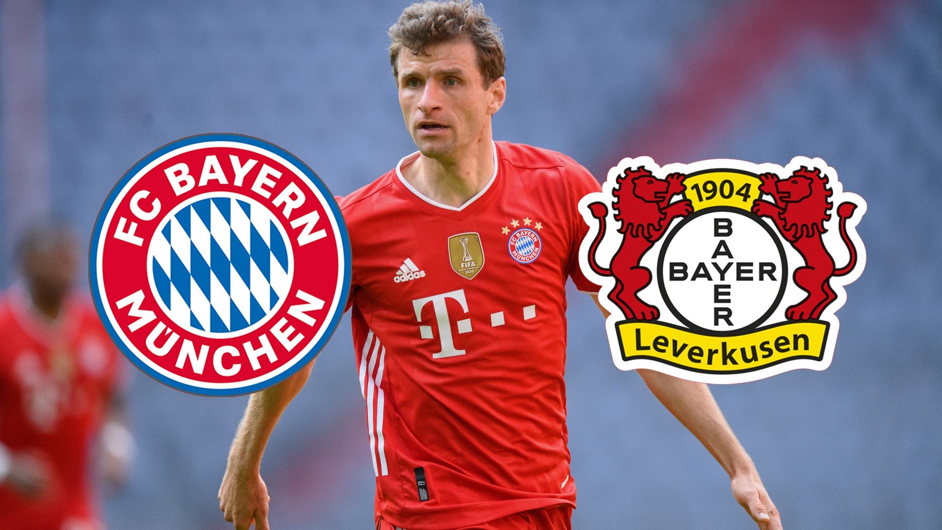 GFX Thomas Müller FC Bayern Leverkusen Logo