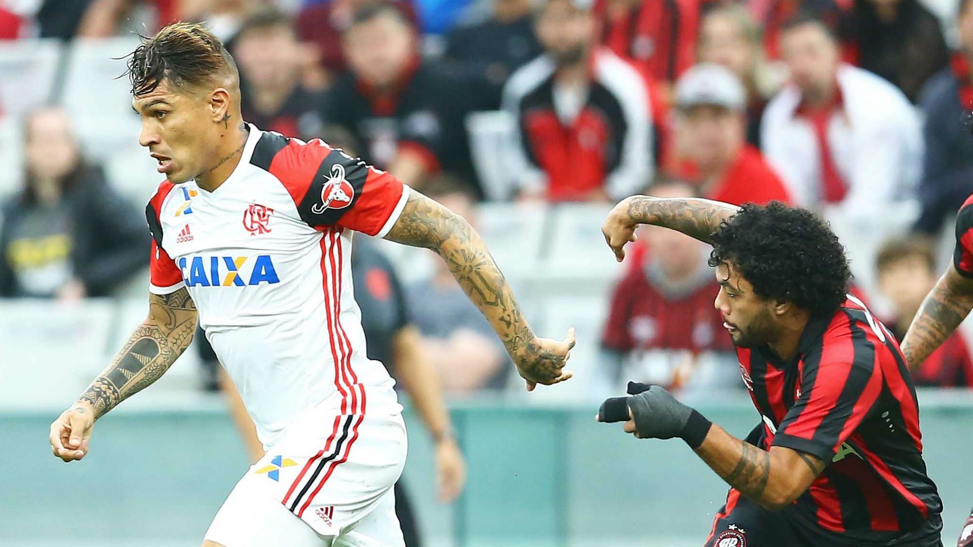 Guerrero Flamengo Atlético-PR Brasileirão 28 05 2017