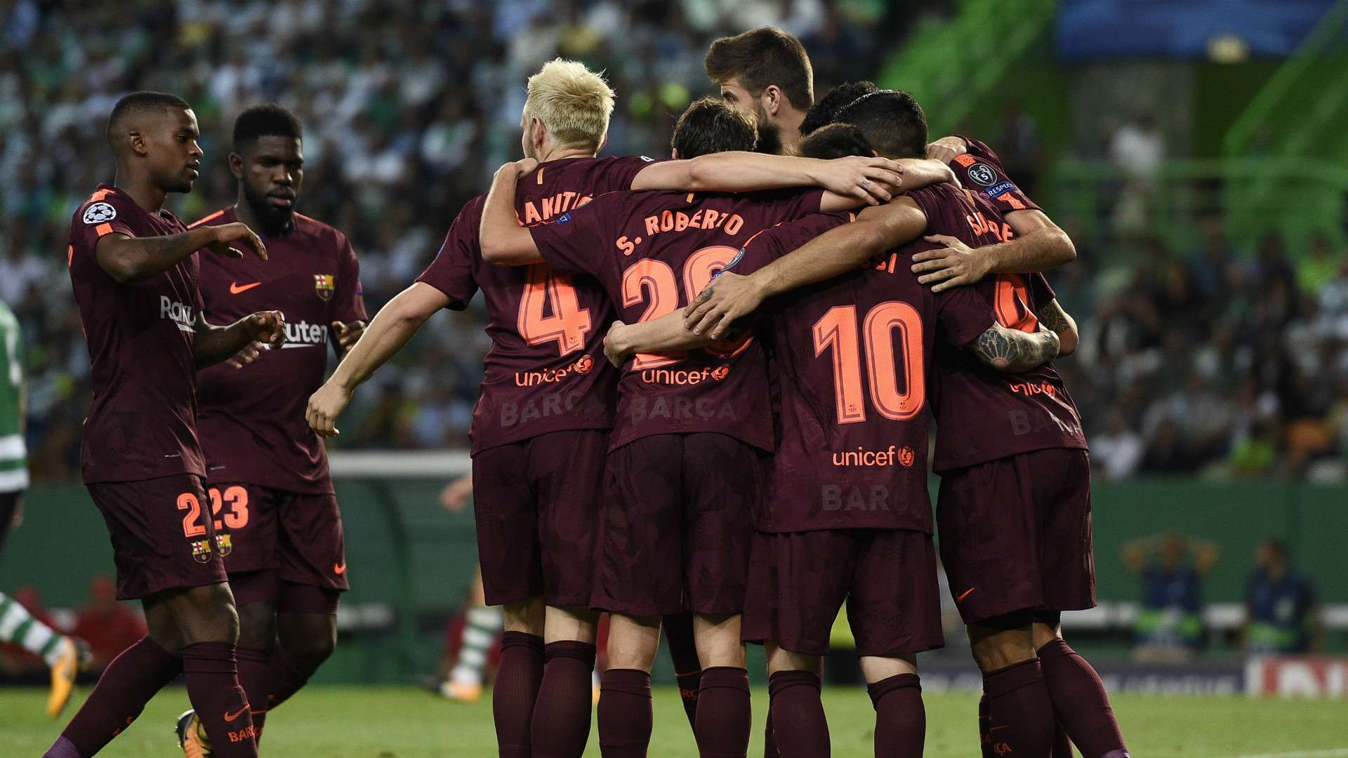 Barcelona celebrate