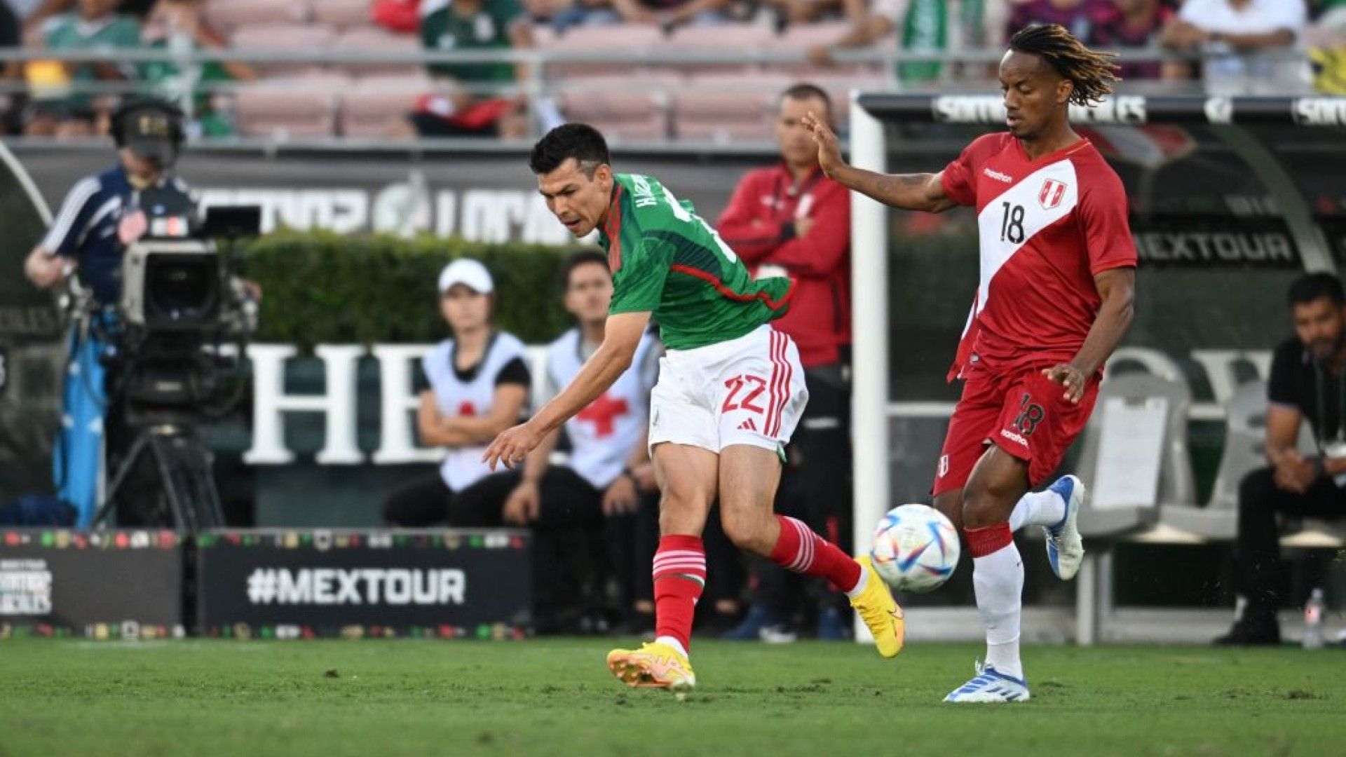 Chucky Lozano André Carrillo México Perú amistoso 2022