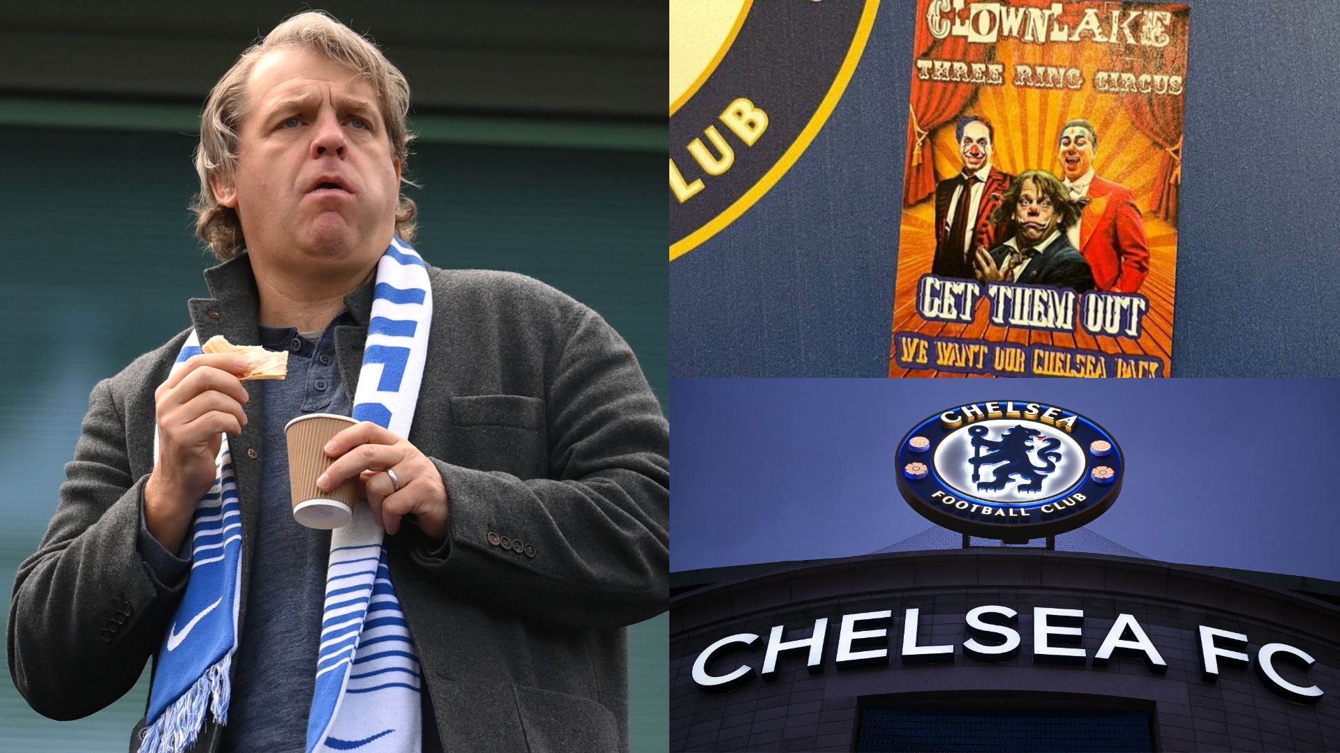 Todd Boehly clown sticker