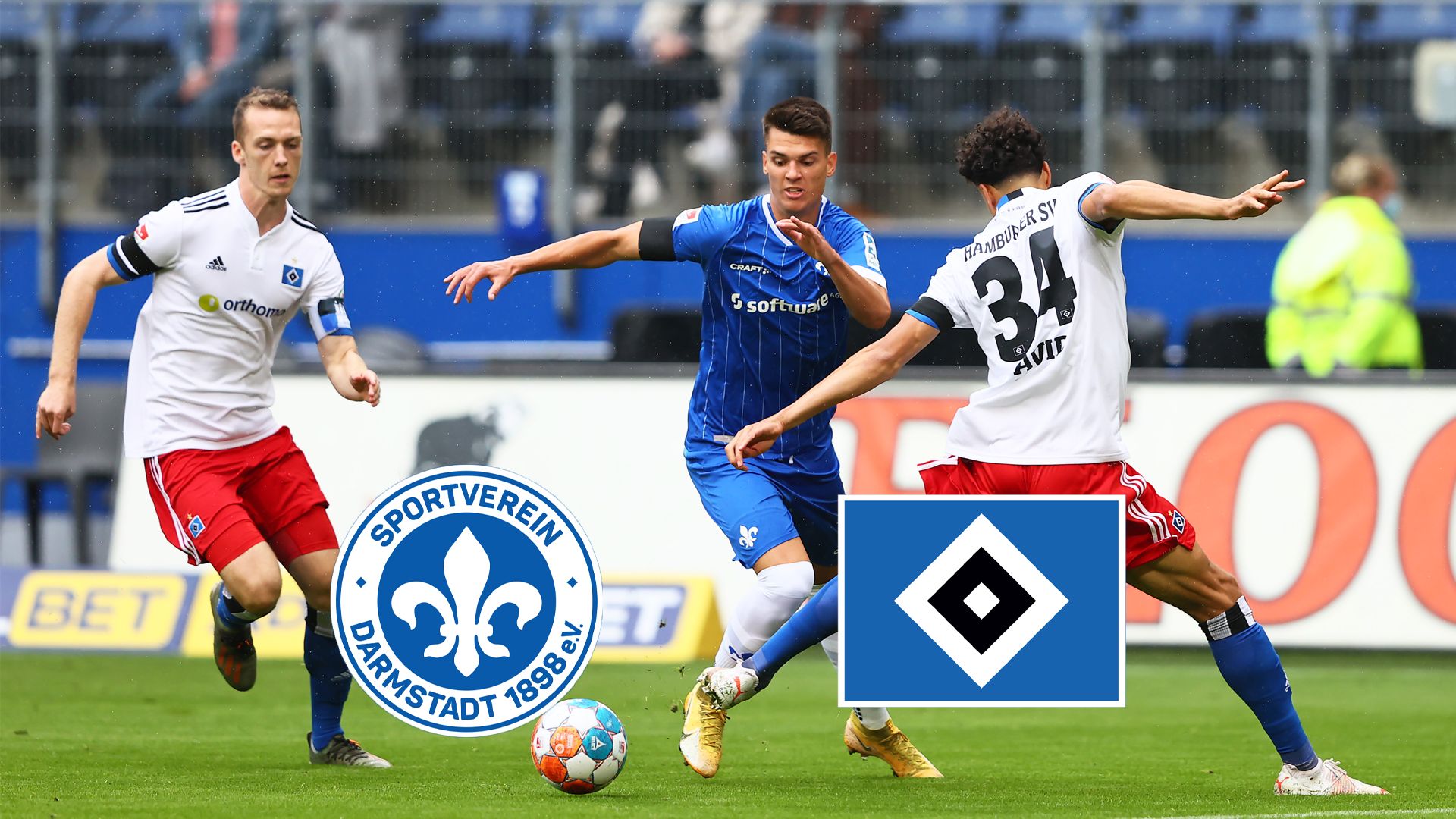 SV Darmstadt 98 Hamburger SV HSV 2. Bundesliga 2021 2022