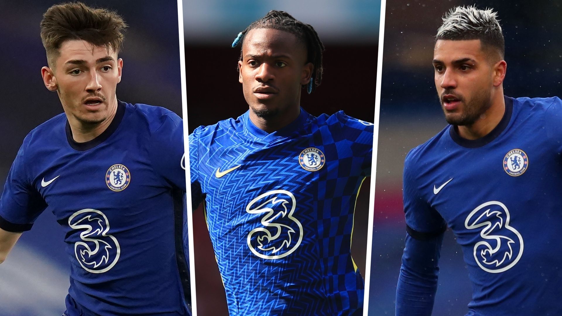 Billy Gilmour, Michy Batshuayi, Emerson Palmieri
