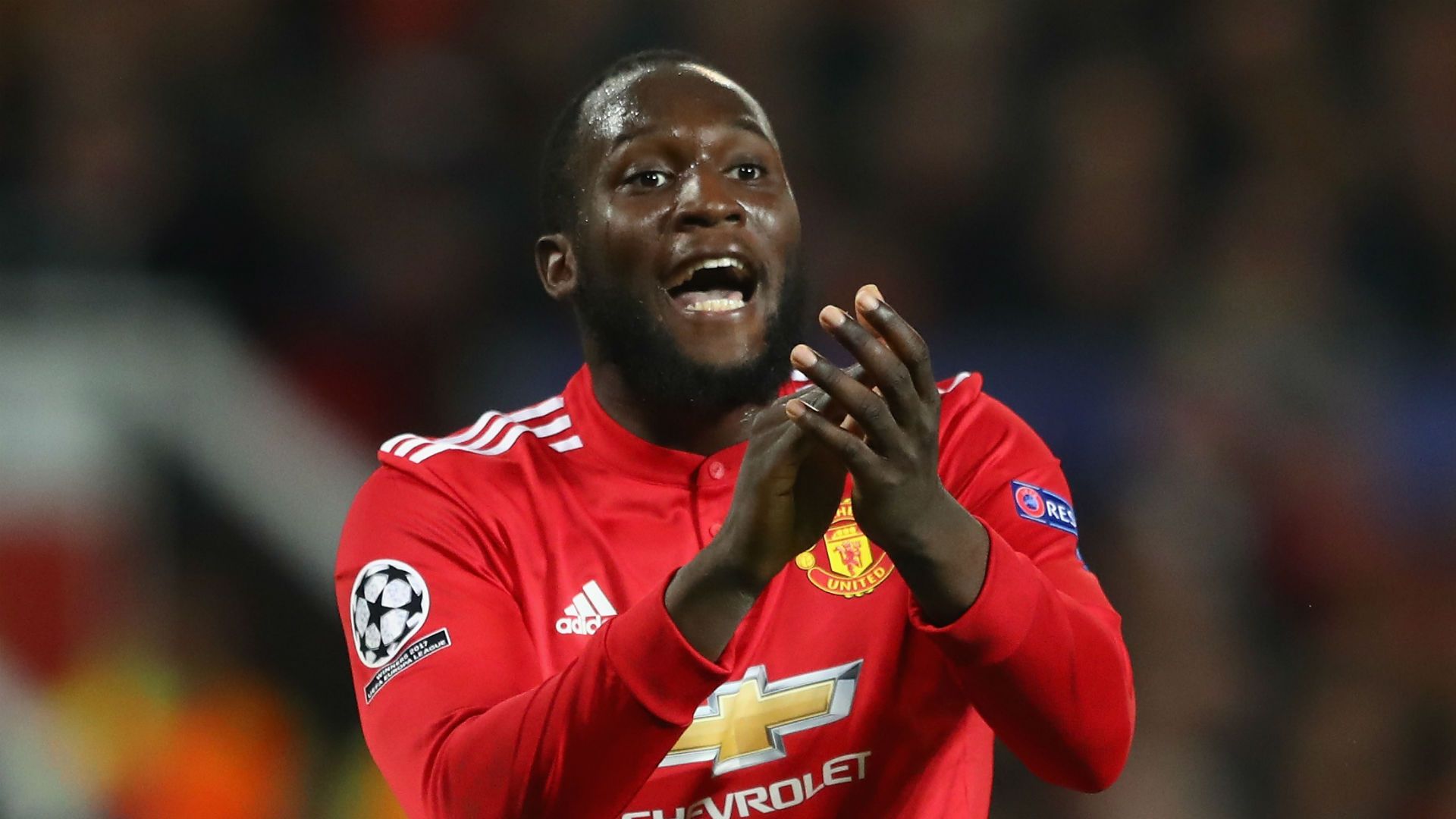 Romelu Lukaku Manchester United Benfica Champions League