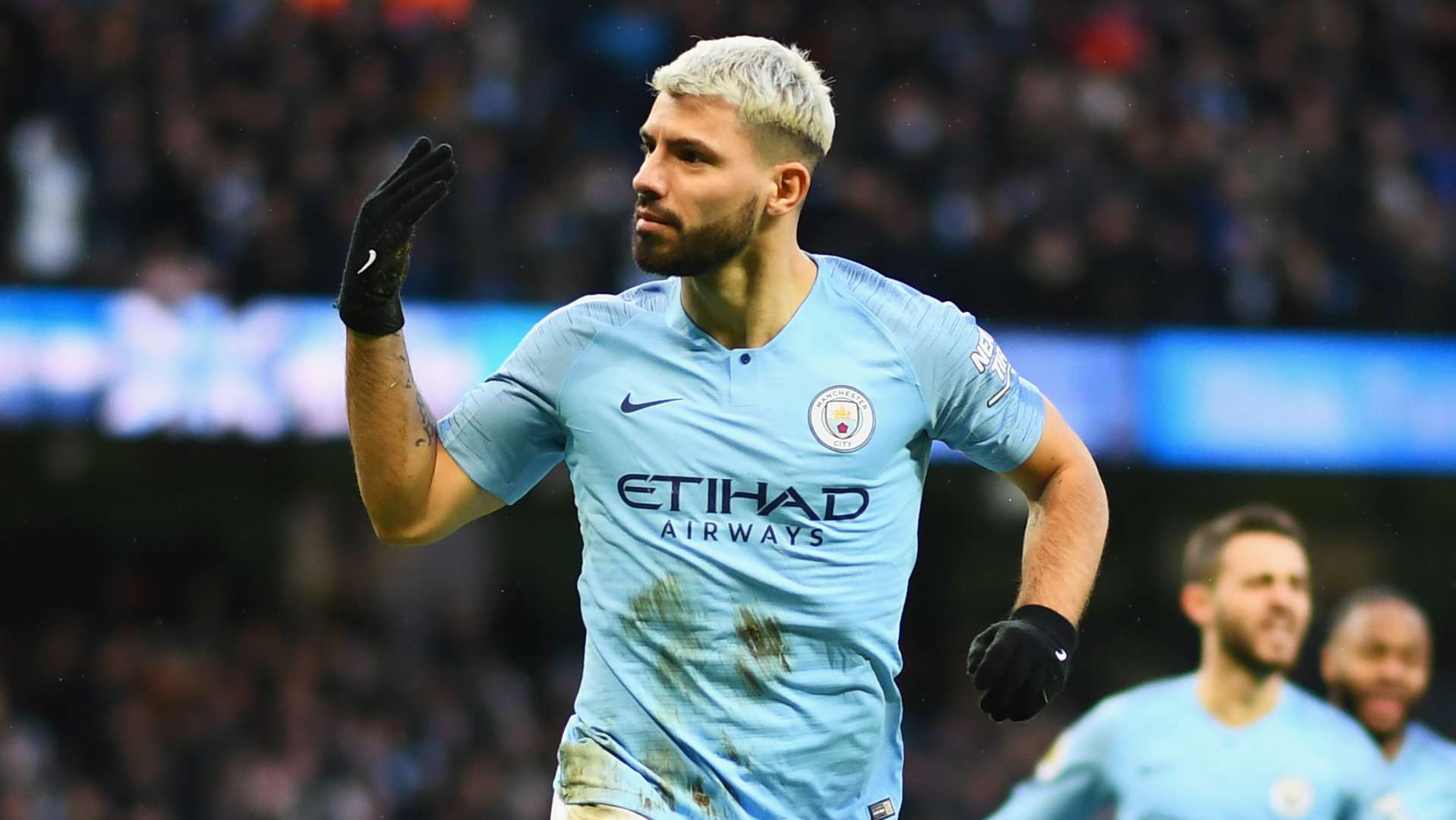 Sergio Aguero Manchester City vs Arsenal Premier League 2018-19