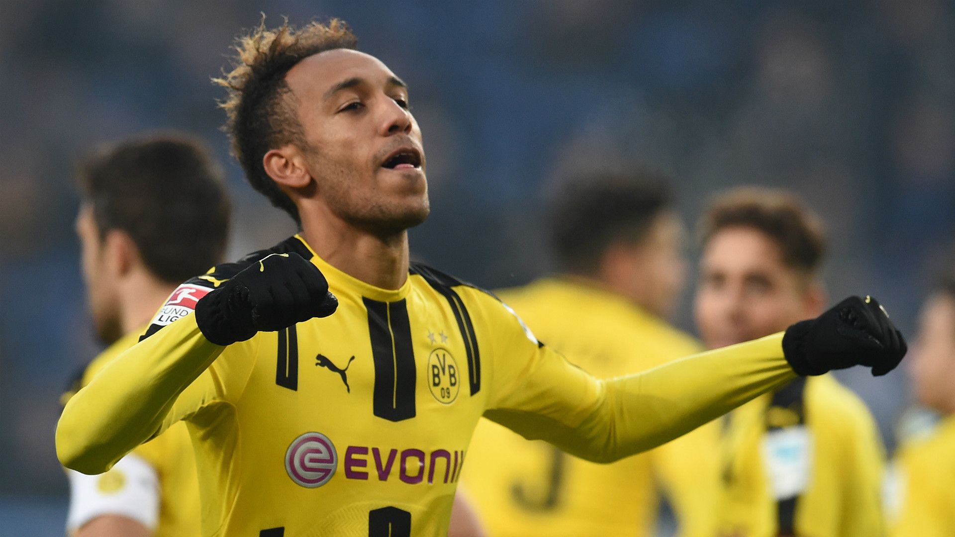 PIERRE EMERICK AUBAMEYANG BORUSSIA DORTMUND GERMAN BUNDESLIGA 05112016