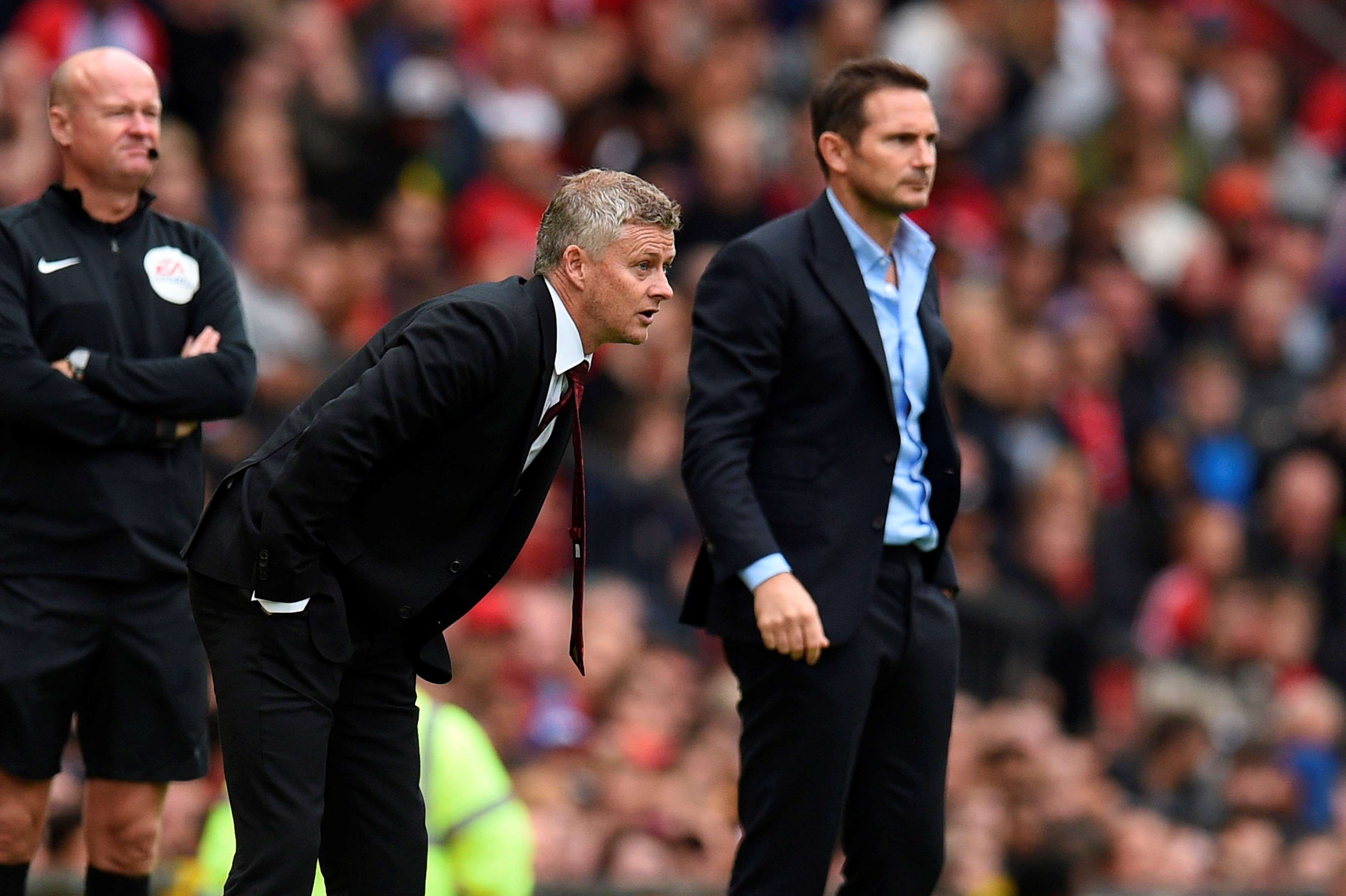 Frank Lampard Ole Gunnar Solskjaer Chelsea Manchester United Premier League