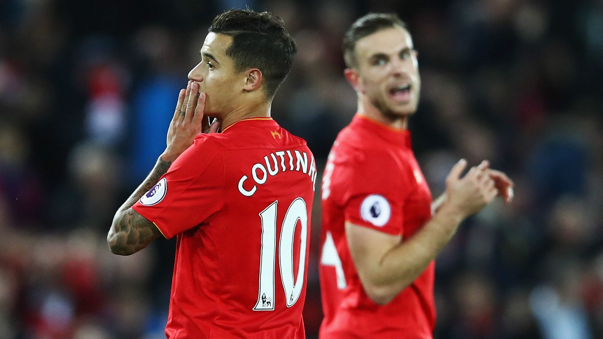 HD Phil Coutinho Jordan Henderson