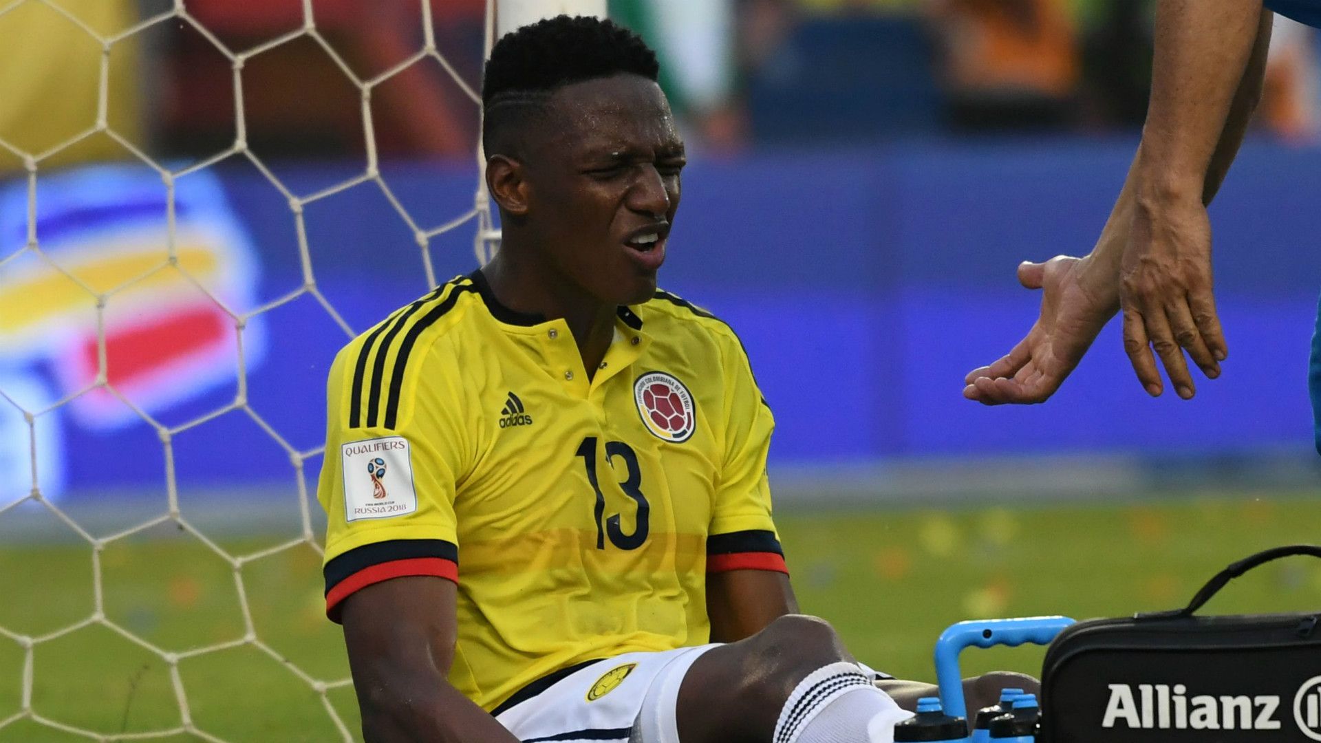 Yerry Mina Colombia vs. Chile 2016