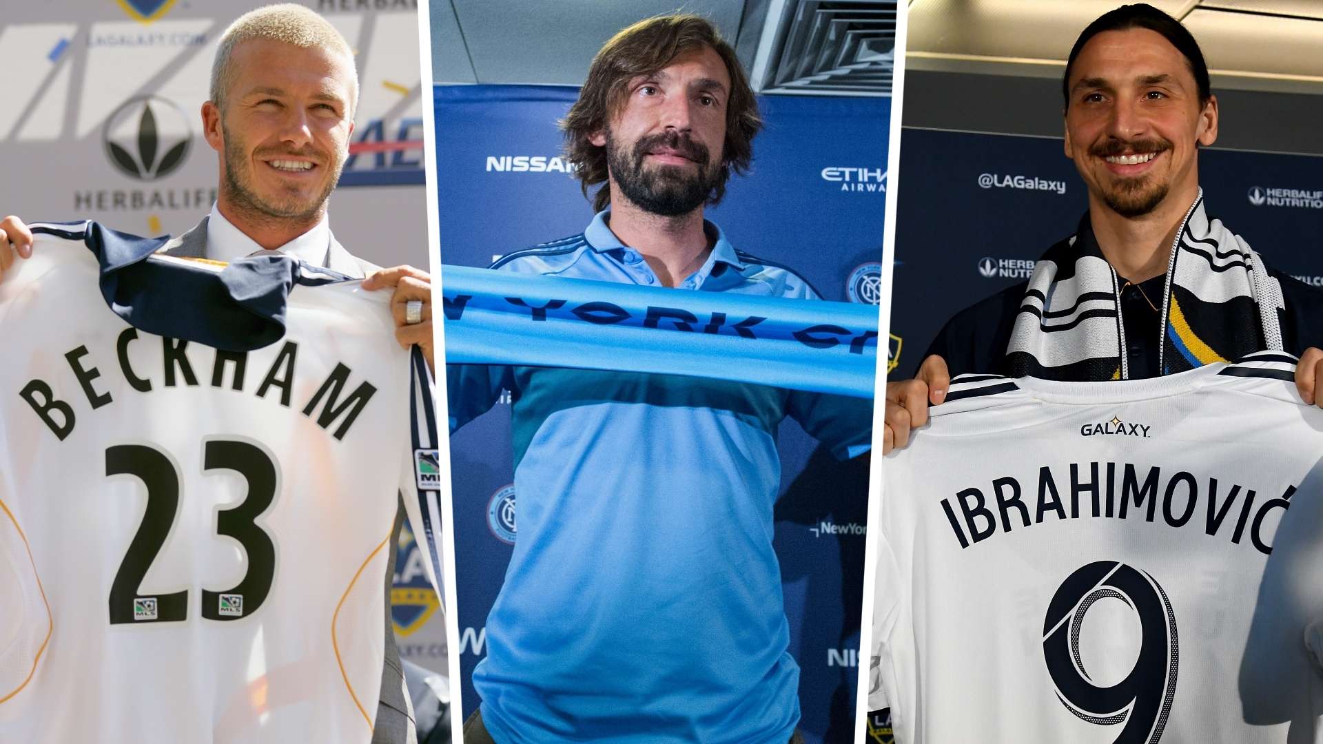 Beckham Pirlo Ibrahimovic