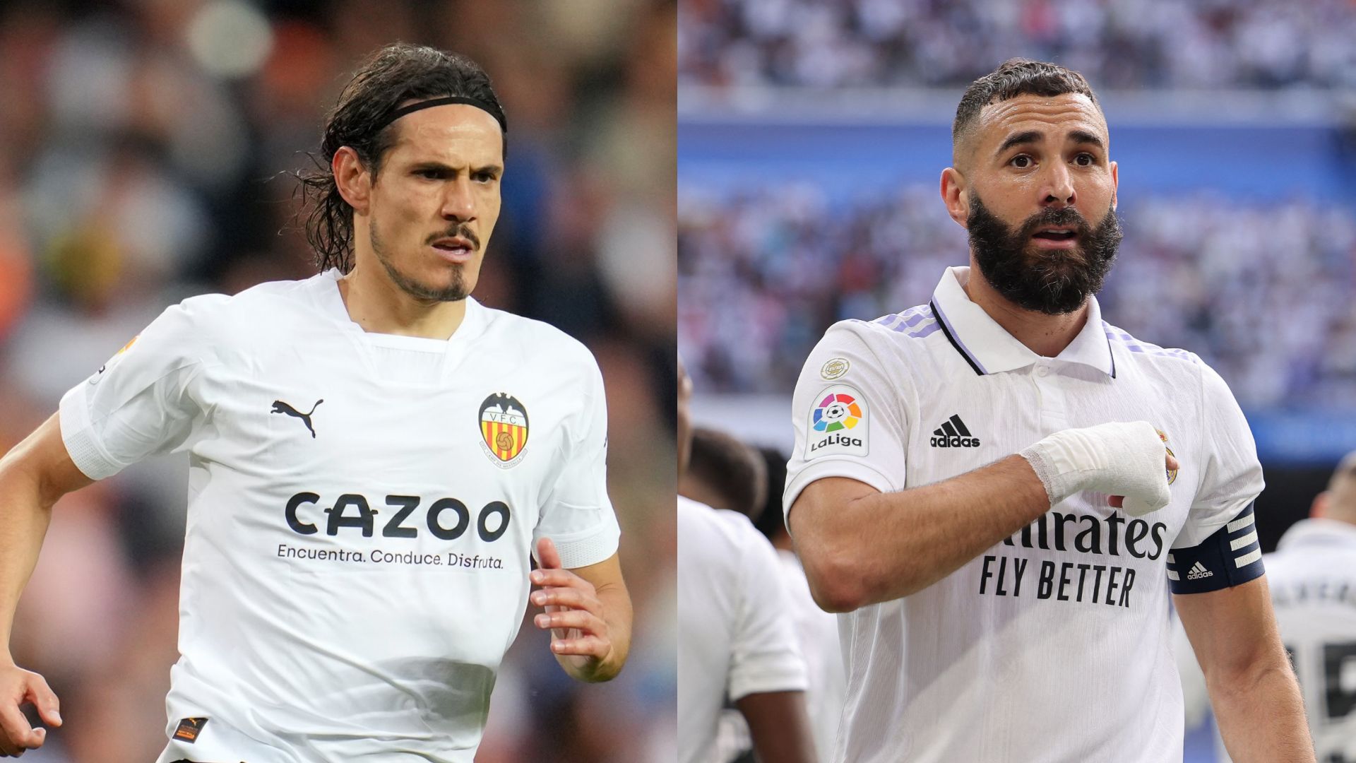 Valence Real Madrid Cavani Benzema Liga