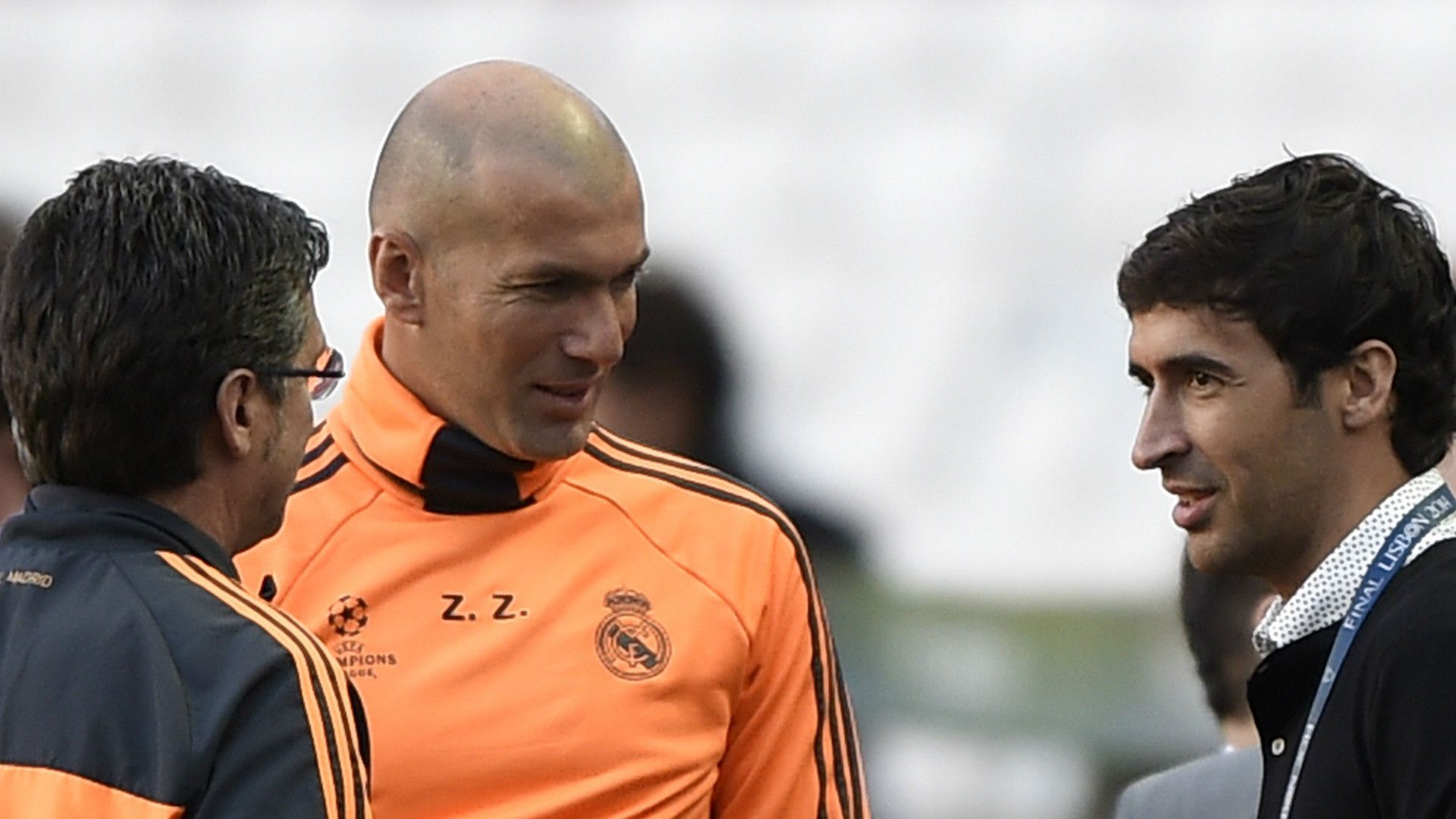 Raul Gonzalez Blanco Zindedine Zidane Real Madrid 23052014