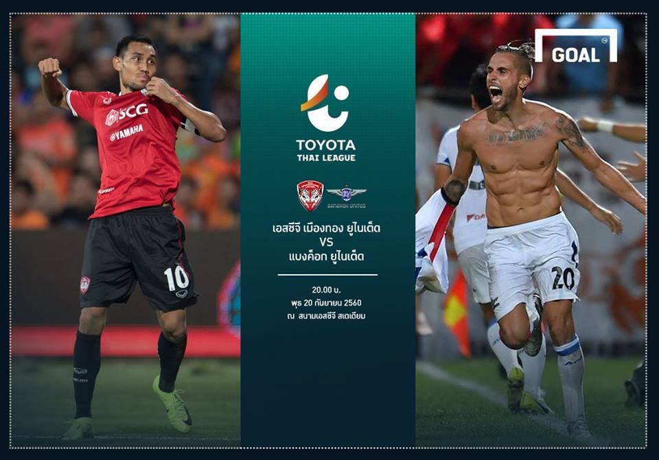 TOYOTA THAI LEAGUE PREVIEW : เอสซีจี เมืองทอง ยูไนเต็ด - แบงค็อก ยูไนเต็ด