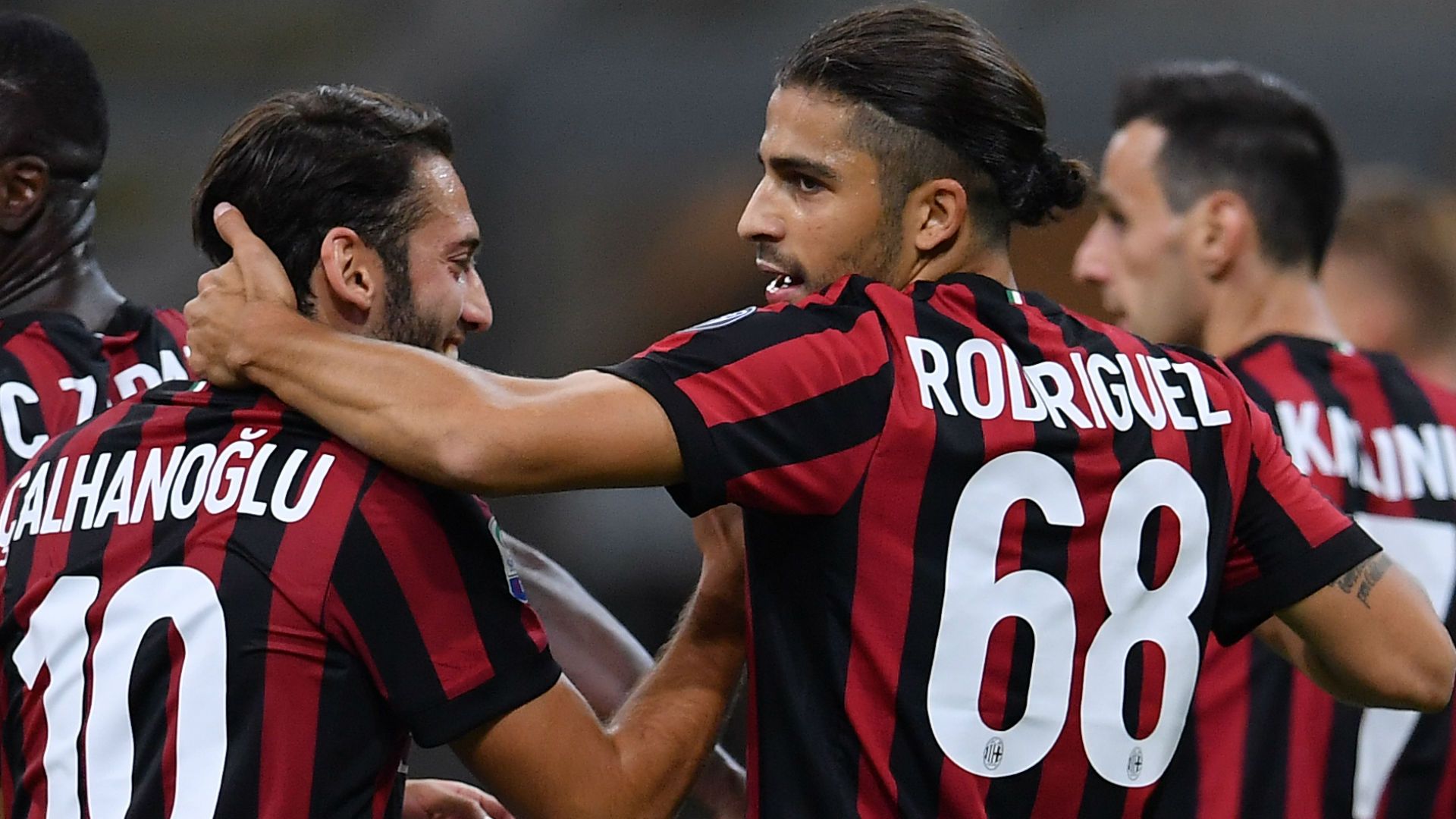 Hakan Calhanoglu Ricardo Rodriguez Milan SPAL Serie A
