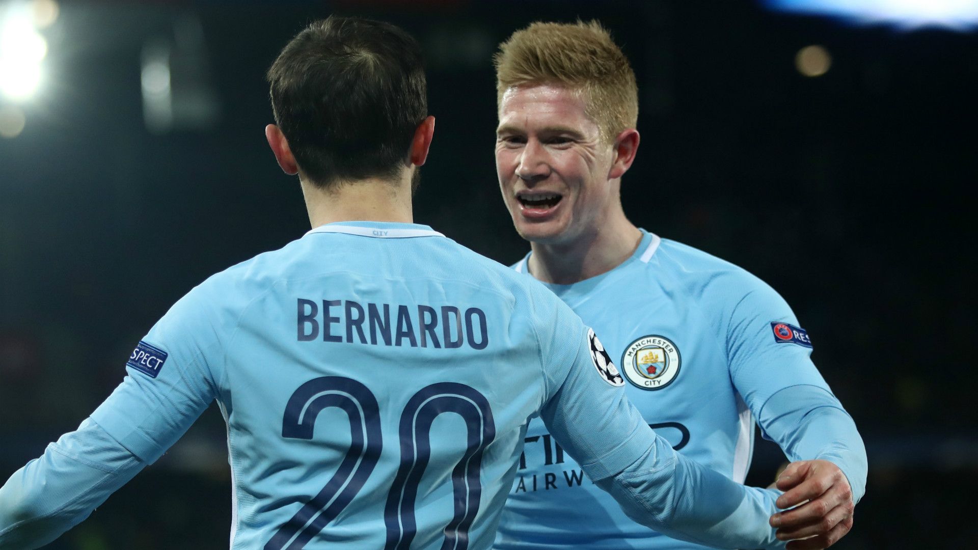 Bernardo Silva Kevin De Bruyne Manchester City