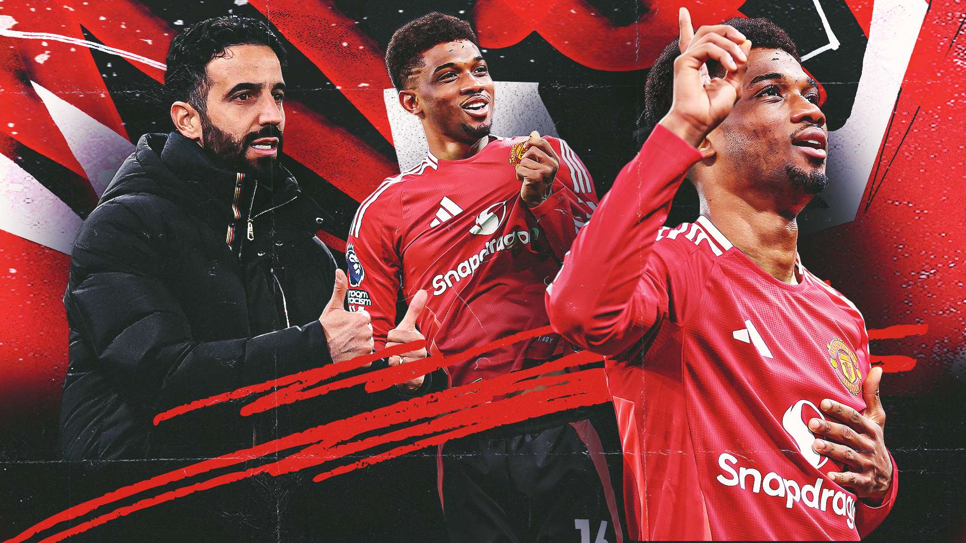 Amad Diallo Manchester United 2024-25 GFX