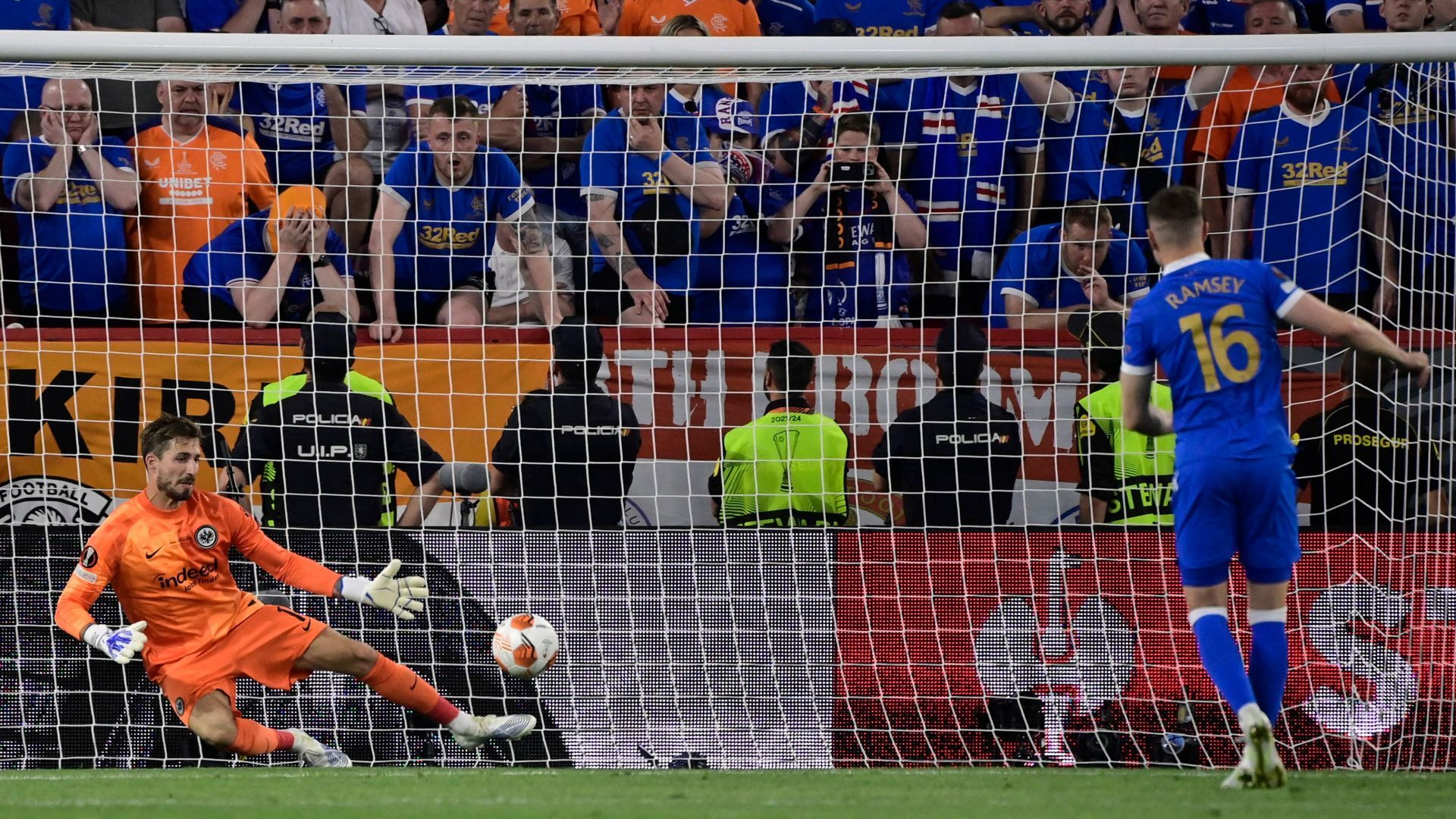 Aaron Ramsey - Frankfurt vs Rangers Europa League Final 2021/22