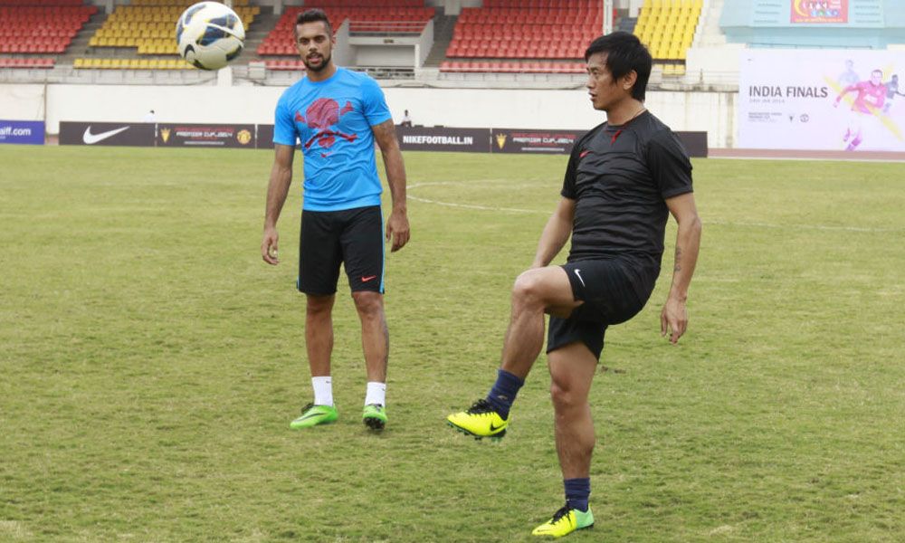Bhaichung Bhutia Robin Singh MUPC 2014