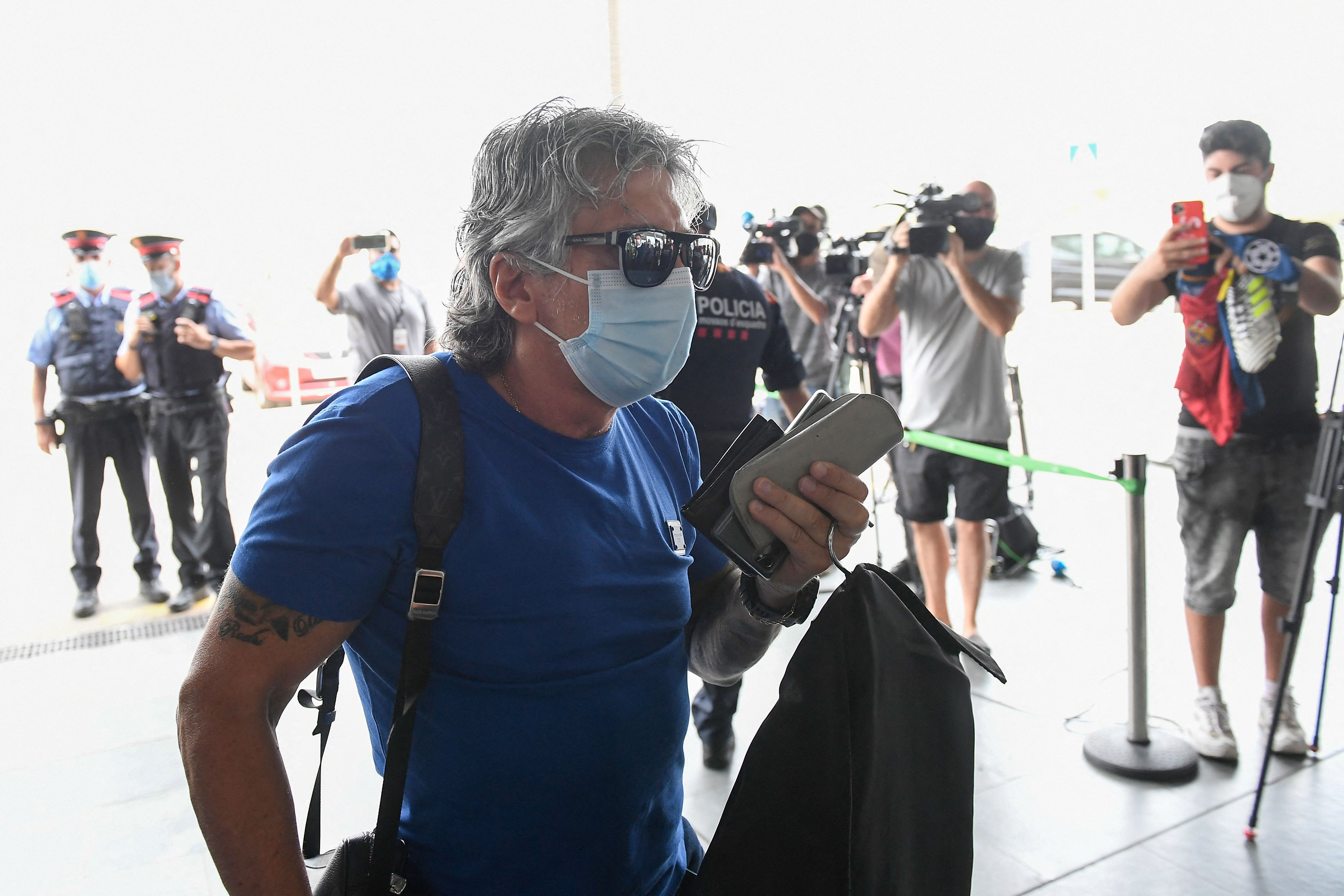 Jorge Messi aeropuerto