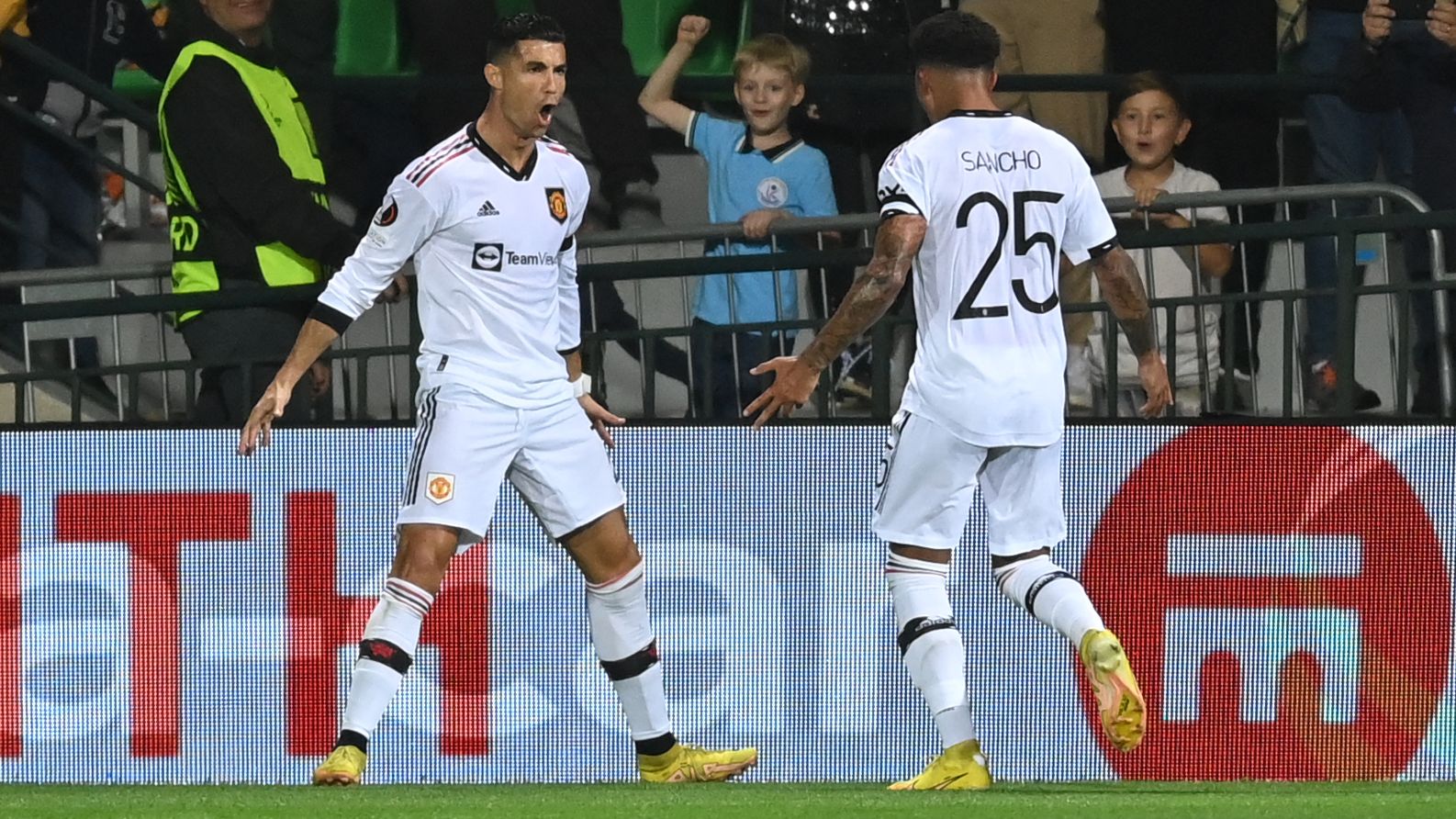 Cristiano Ronaldo Jadon Sancho Manchester United Sheriff 2022-23