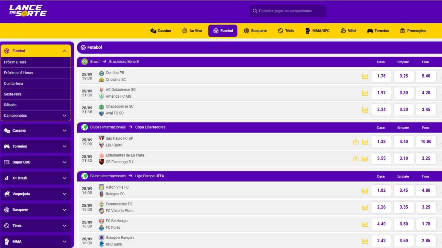 Lance de Sorte futebol