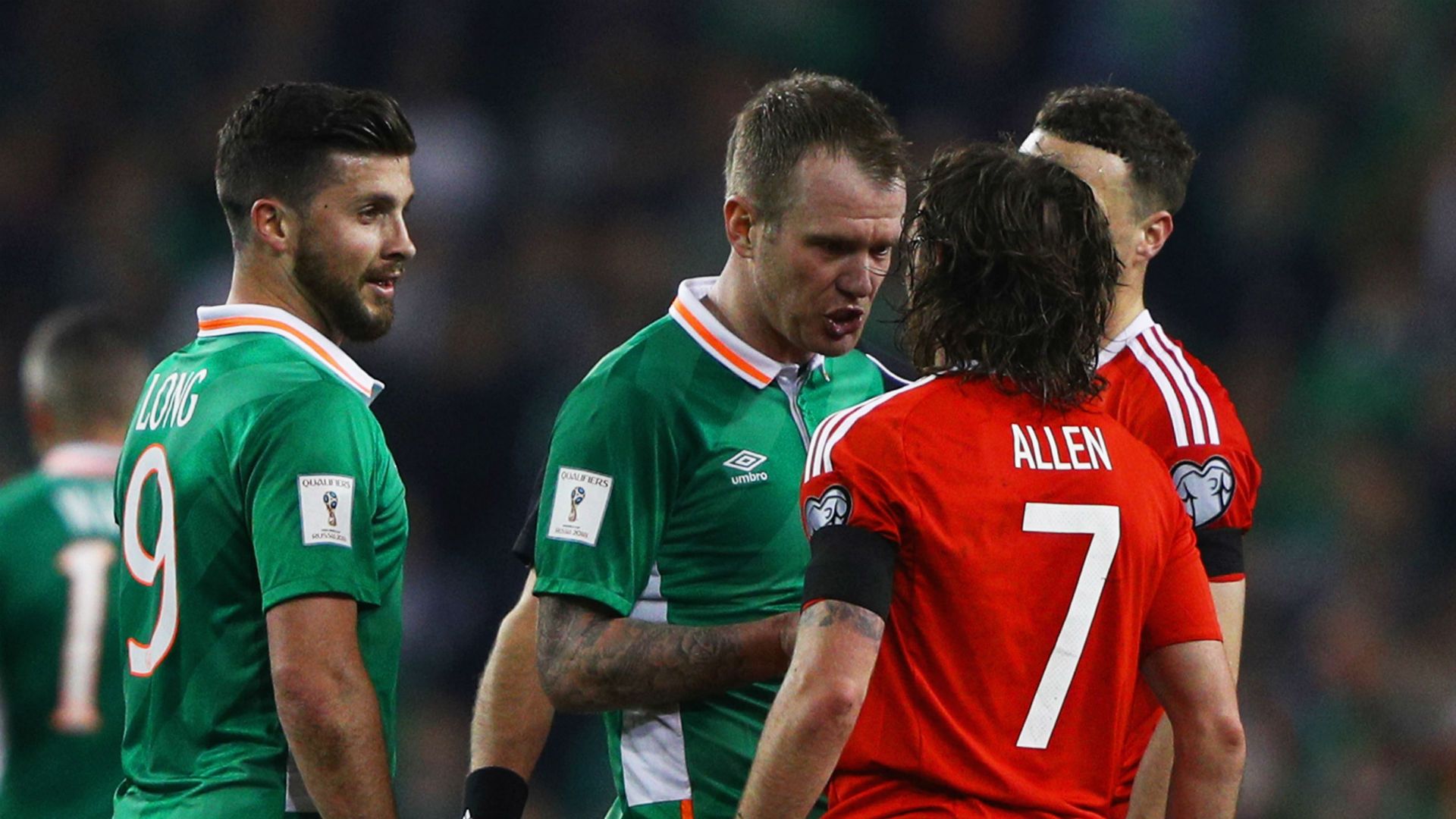 Shane Long Glenn Whelan Joe Allen Republic of Ireland Wales 24032017