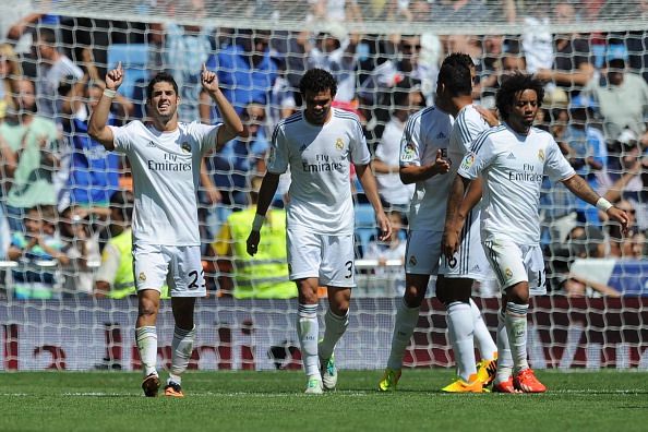 Isco celebrating - Real Madrid v Athletic - Liga BBVA